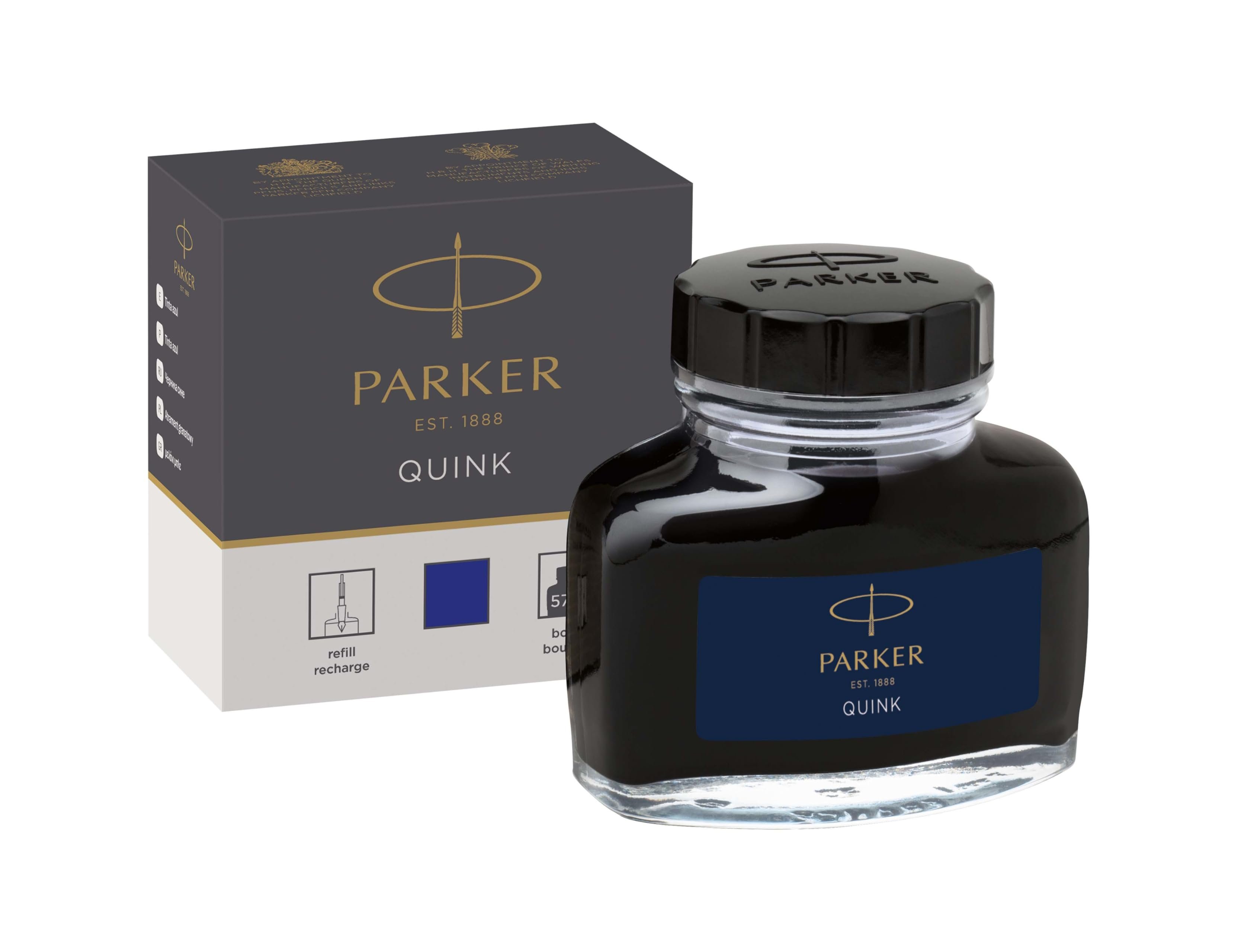 PARKER - TINTEIRO 57mL AZUL - 1950376 ( Imagem 3 de 8 ) - Preview