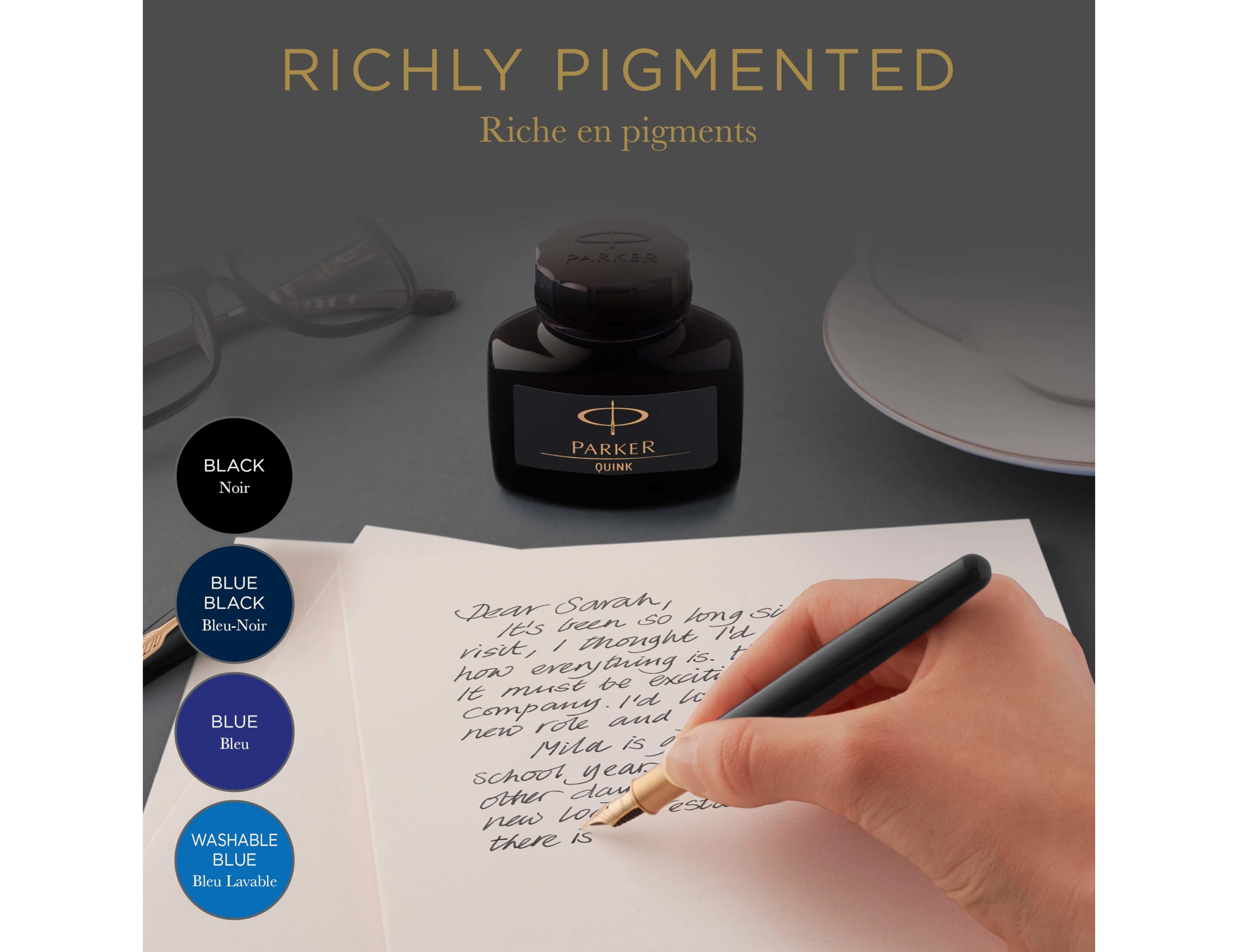 PARKER - TINTEIRO 57mL AZUL - 1950376 ( Imagem 4 de 8 ) - Preview