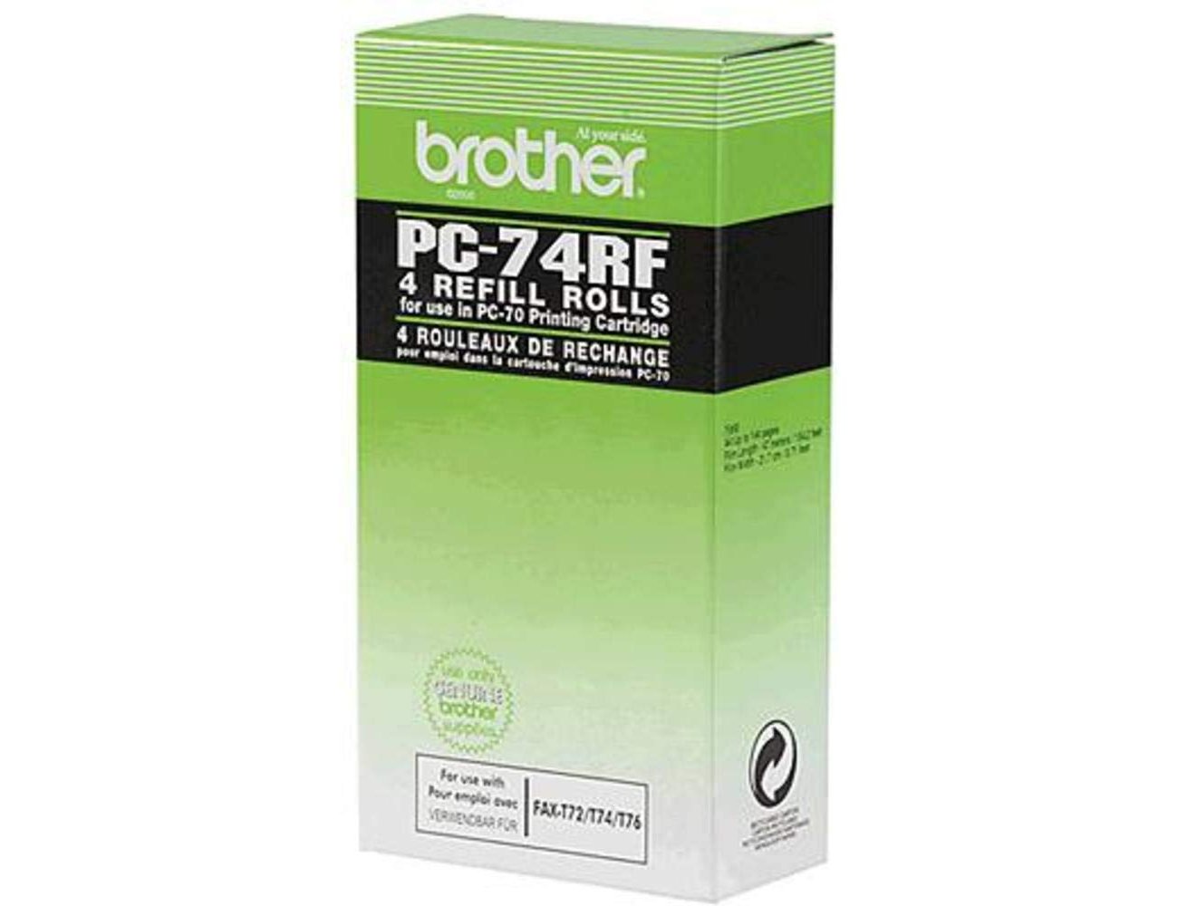 Consumivel fax t104/106 brother de transferencia termica 4 bobines duraçao 140 pag ( Imagem 4 de 5 ) - Preview