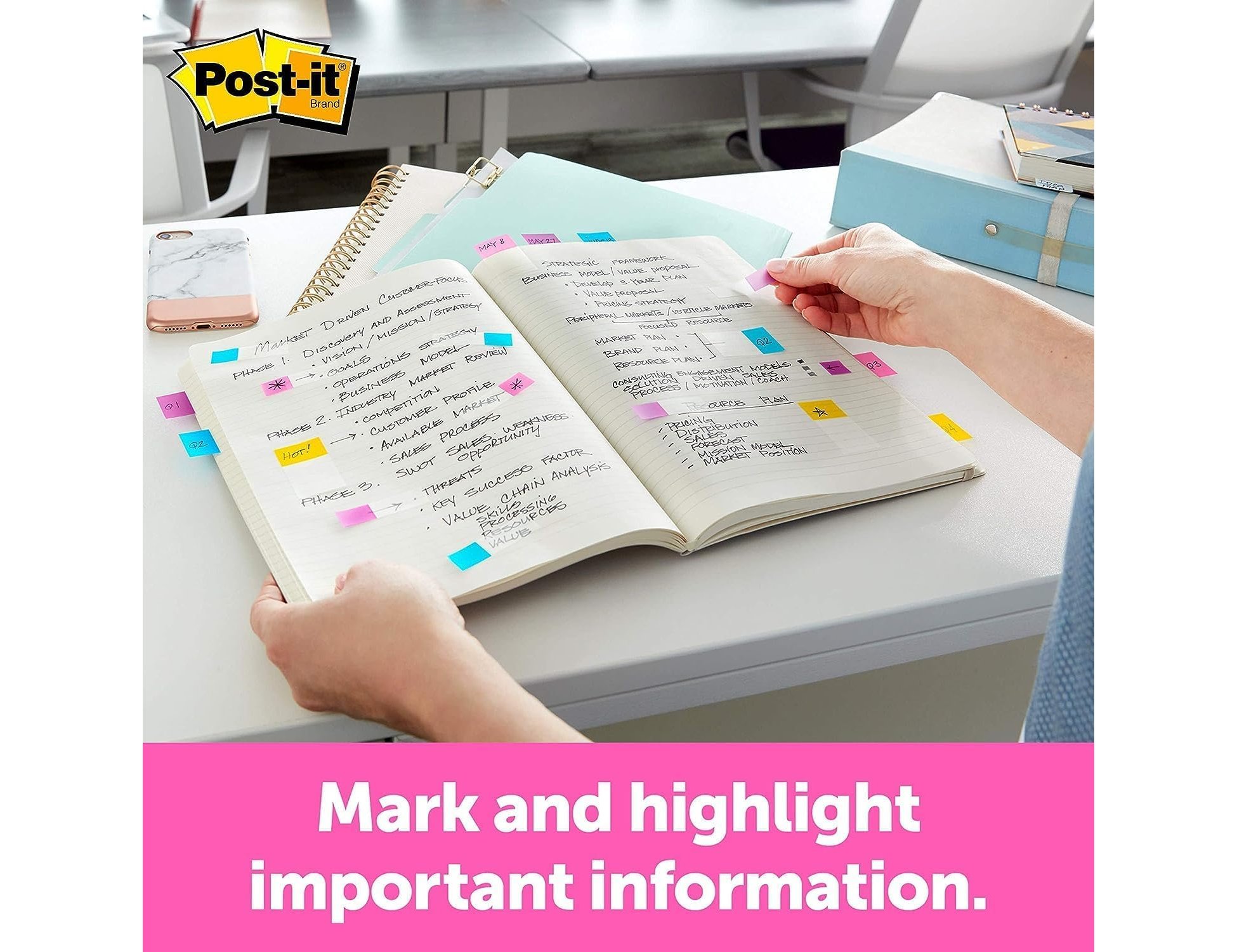 Post-It Scotch Index 680-2 Azul ( Imagem 5 de 11 ) - Preview