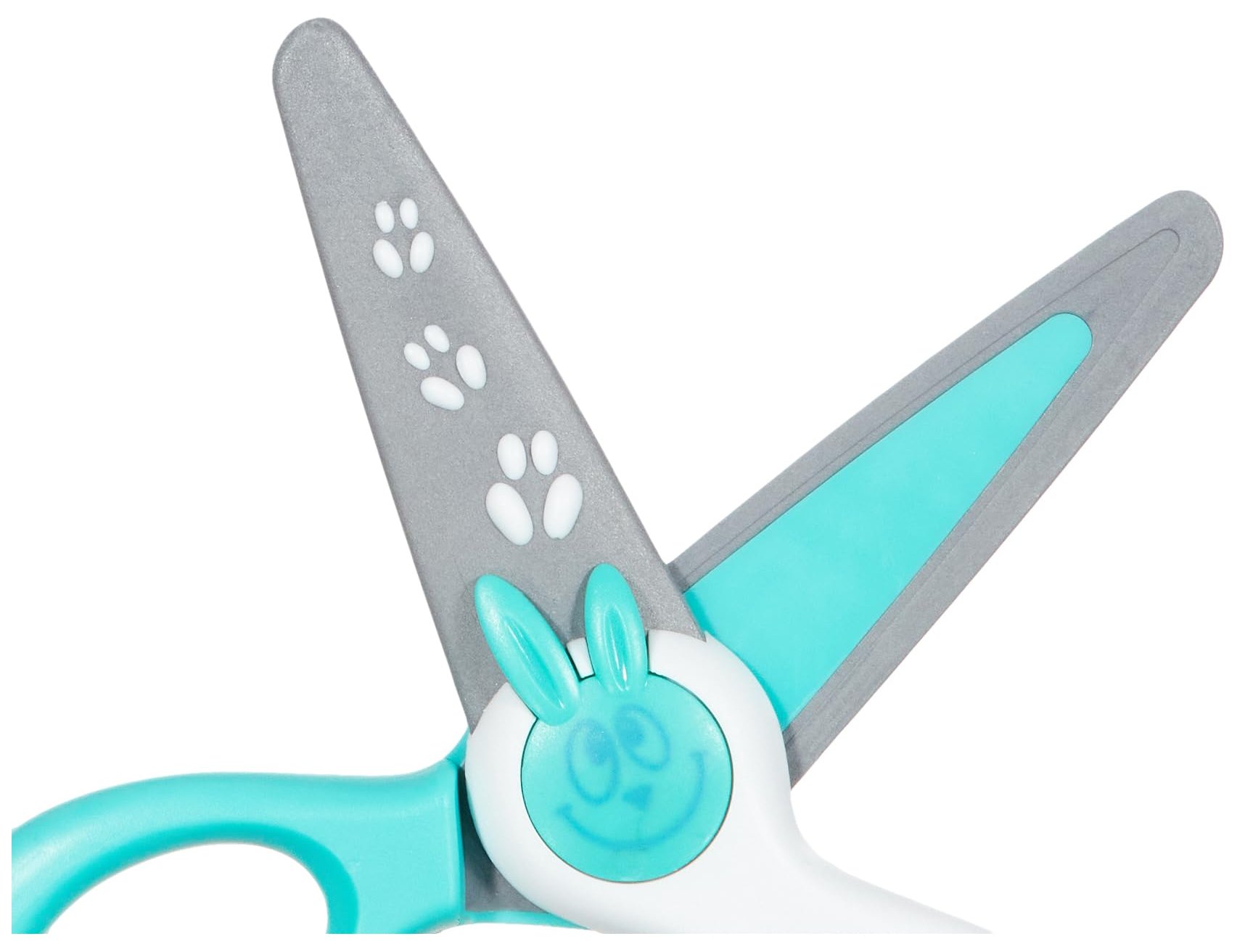 School Scissors Plastic Kidi-cut, Only Cuts Paper 120mm ( Imagem 5 de 5 ) - Preview