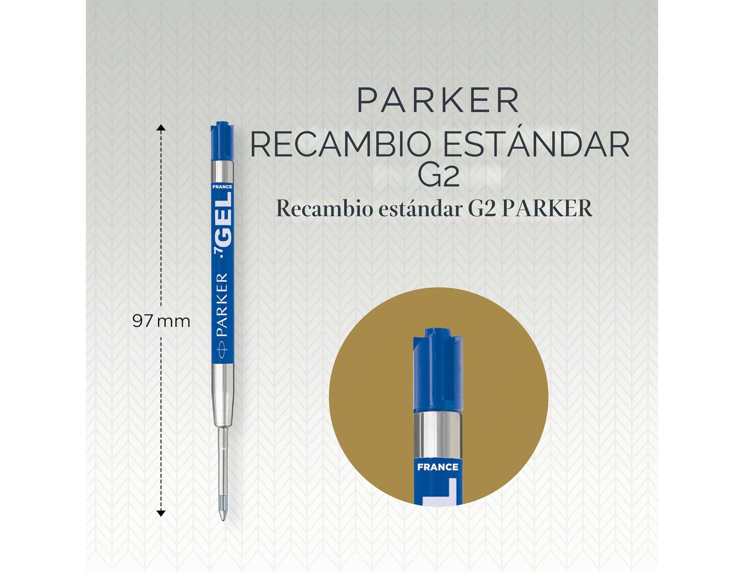 PARKER - REC. ESF. GEL M BLUE - 1950346 ( Imagem 4 de 6 ) - Preview