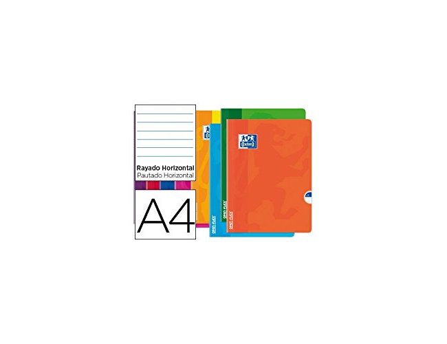 Oxford Openflex A4 Stapled Notebook, 48 Lined Pages, Assorted Colors ( Imagem 4 de 8 ) - Preview