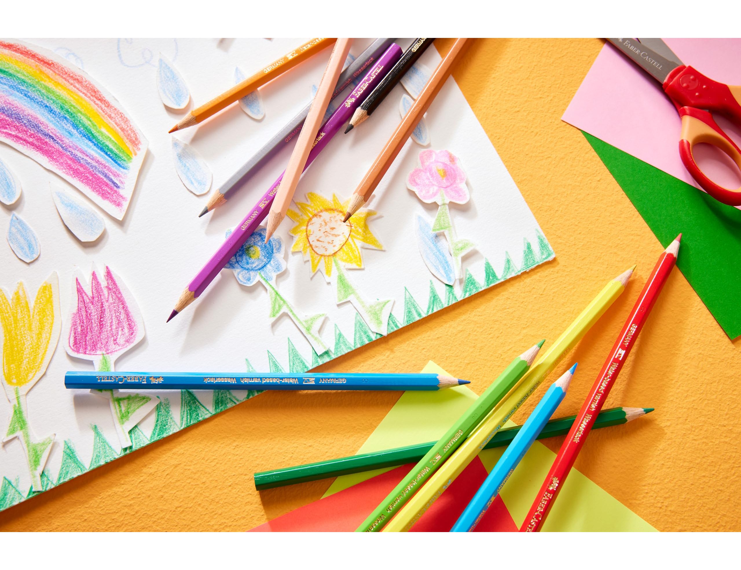 Lápis de Cor Faber Castell Caixa Metálica de 36 Cores Sortidas ( Imagem 5 de 8 ) - Preview