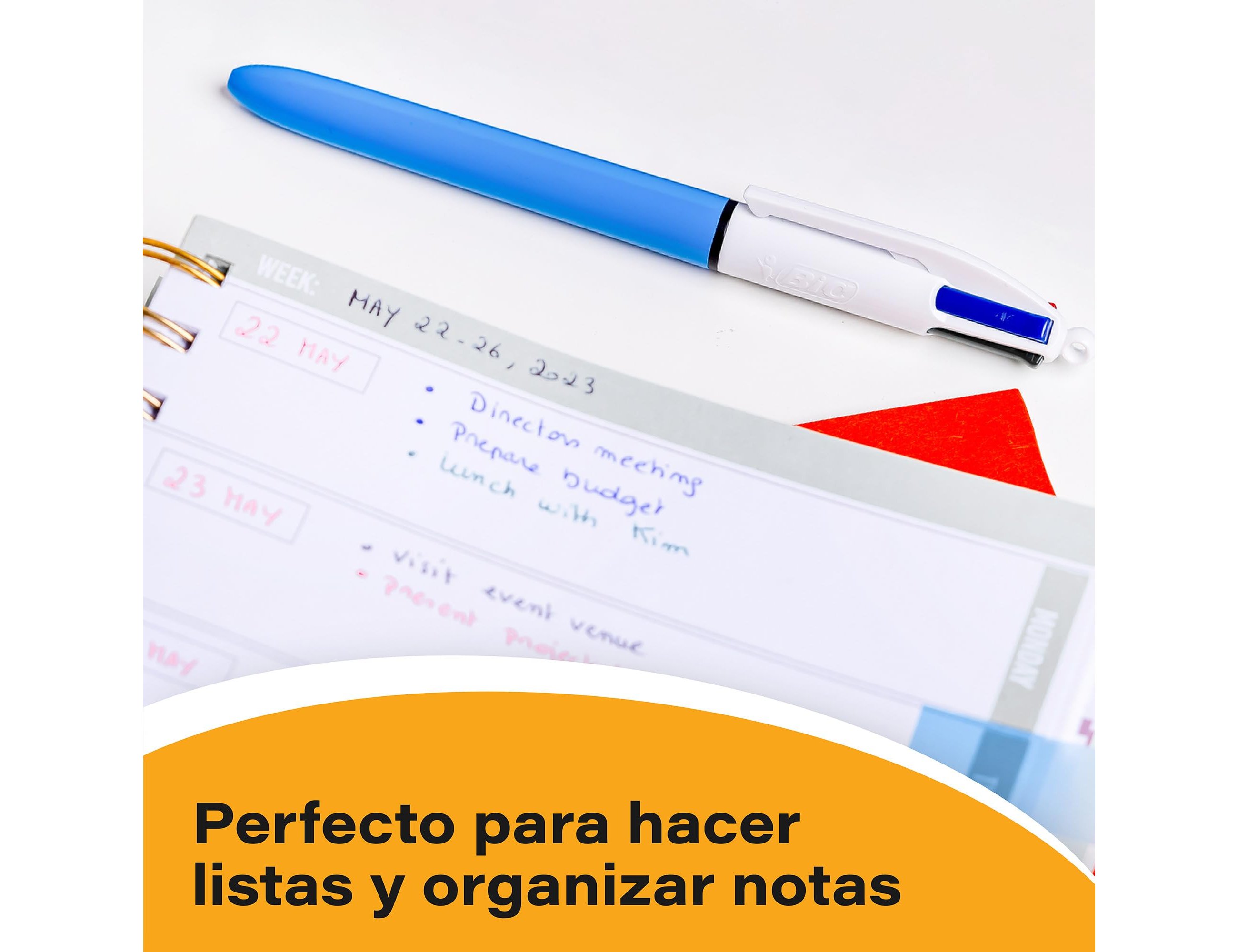 Esferografica bic quatro cores mini ponta media 1 mm (12 unidades) ( Imagem 4 de 8 ) - Preview