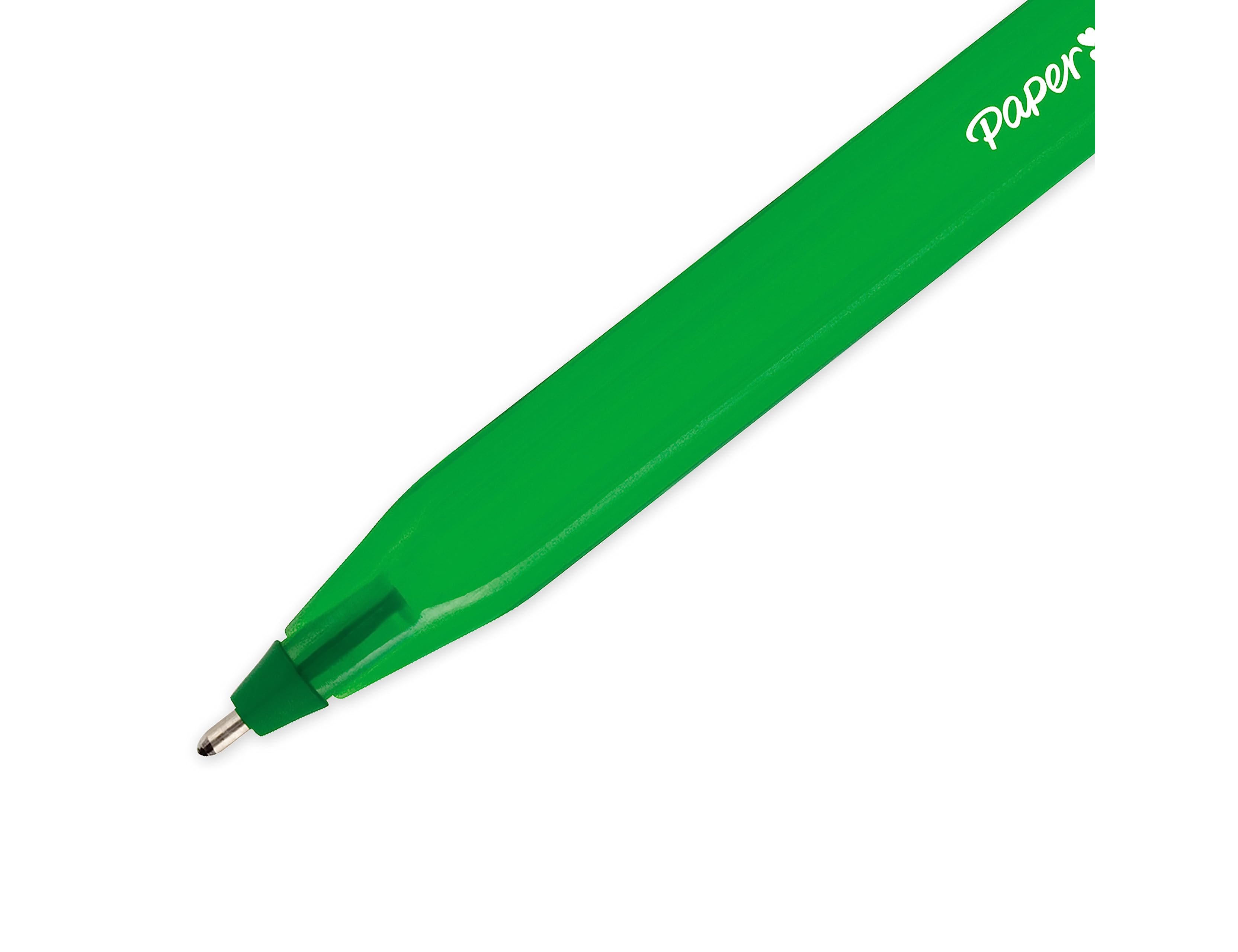 Esferográfica Paper Mate Inkjoy 100 Ponta média Traço 1 mm Verde ( Imagem 5 de 8 ) - Preview
