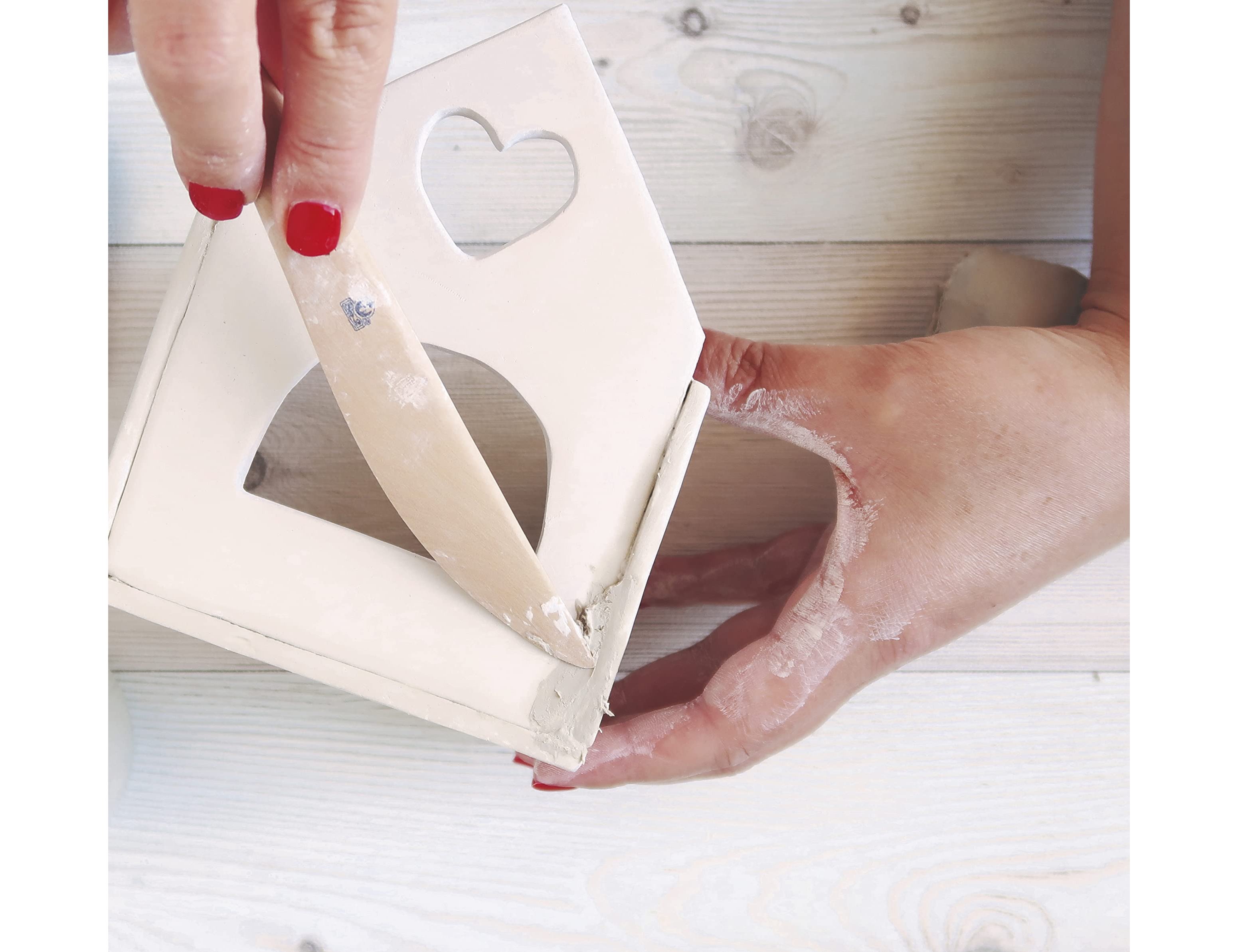 White air-hardening SiO-2 Plus clay, 1 kg pack. ( Imagem 5 de 9 ) - Preview