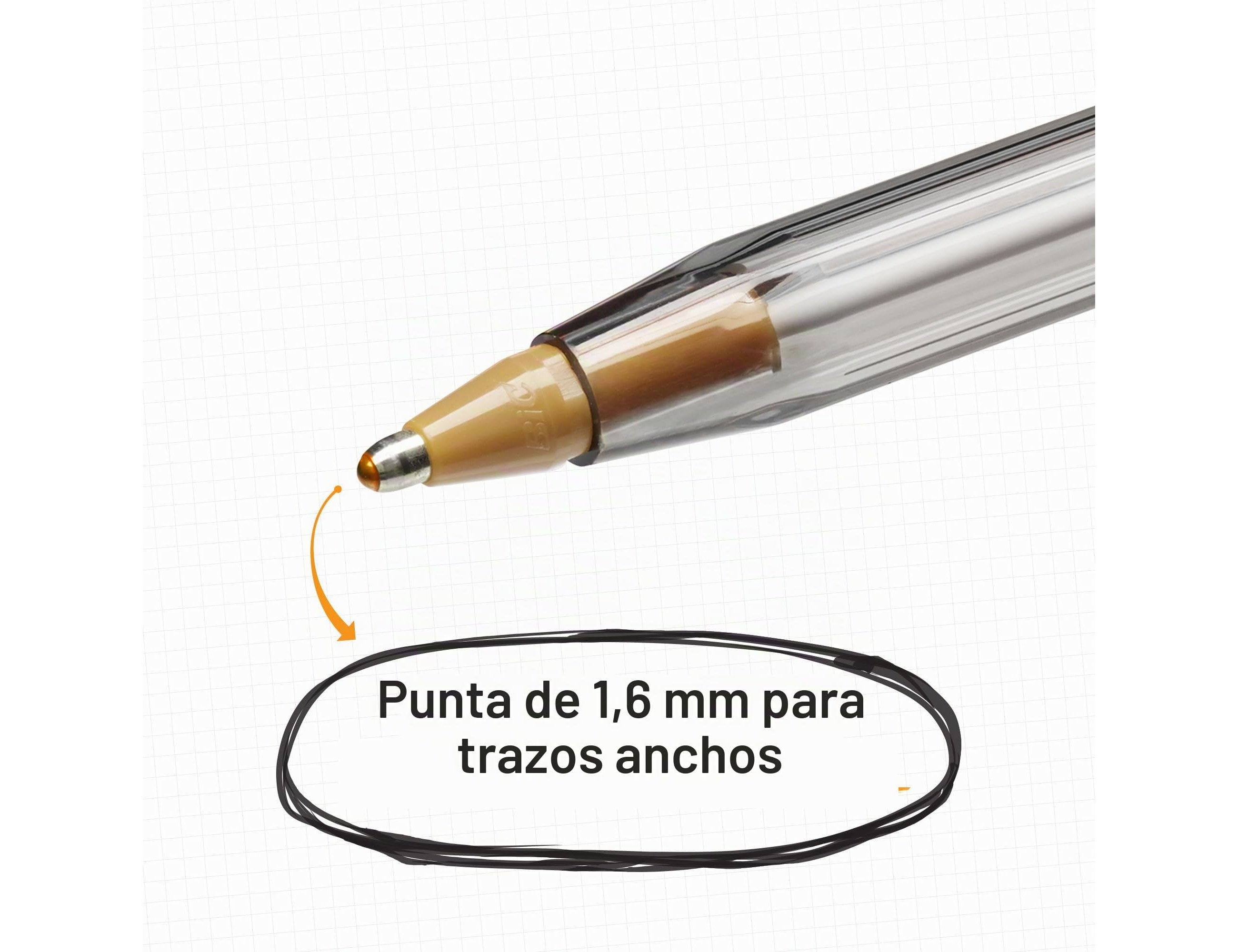 Esferográfica Bic Cristal Large Fashion Rosa Ponta 1,6 mm ( Imagem 5 de 8 ) - Preview