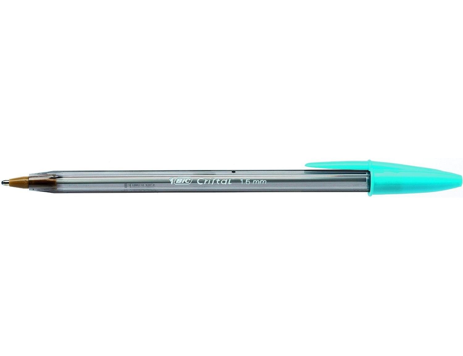 Esferográfica Bic Cristal Large Fashion Turquesa Ponta 1,6 mm ( Imagem 3 de 3 ) - Preview