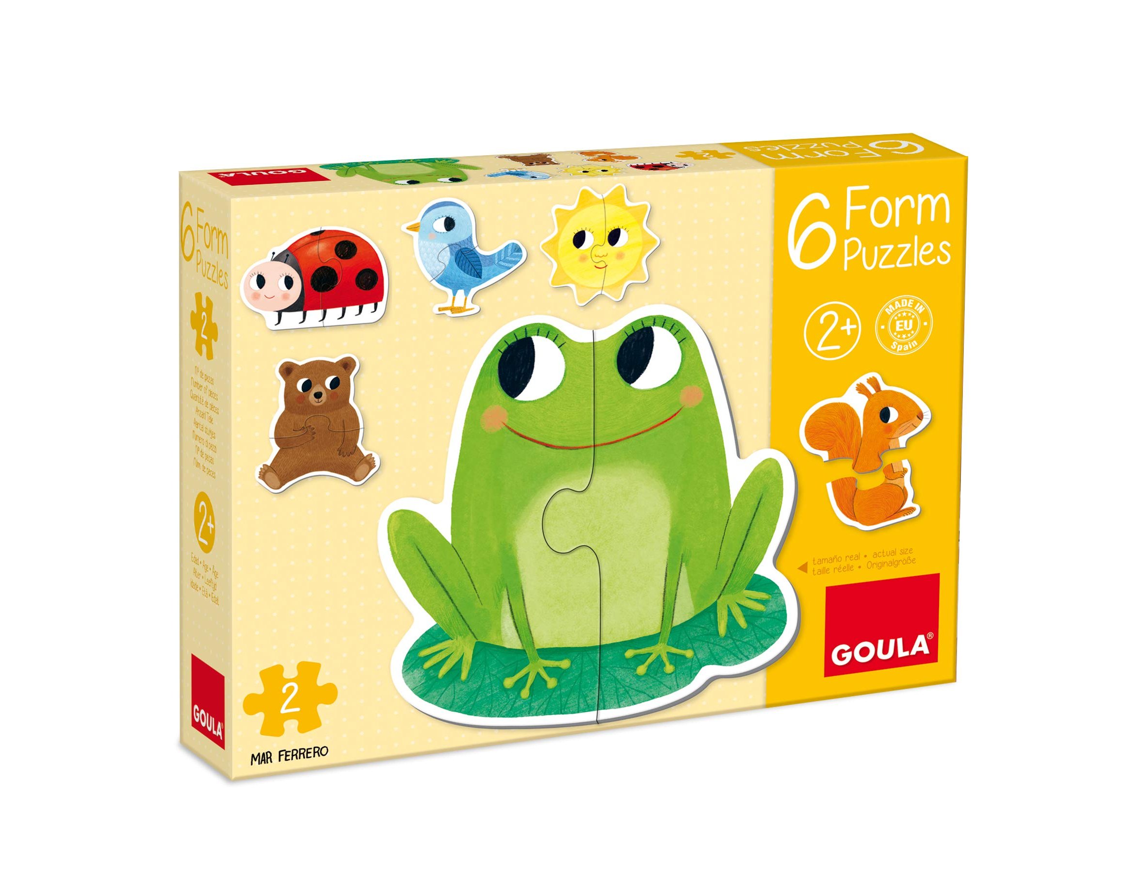 Puzzle goula madeira 4 peças animais quinta cor ( Imagem 4 de 5 ) - Preview