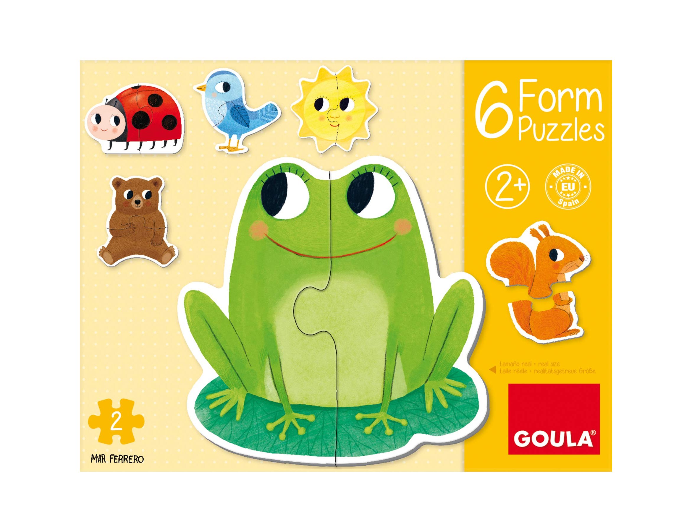 Puzzle goula madeira 4 peças animais quinta cor ( Imagem 5 de 5 ) - Preview