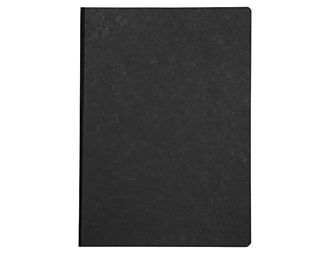 Caderno clairefontaine capa cartolina din a4 quadriculado 5 mm 96 folhas cor preto ( Imagem 3 de 9 ) - Preview