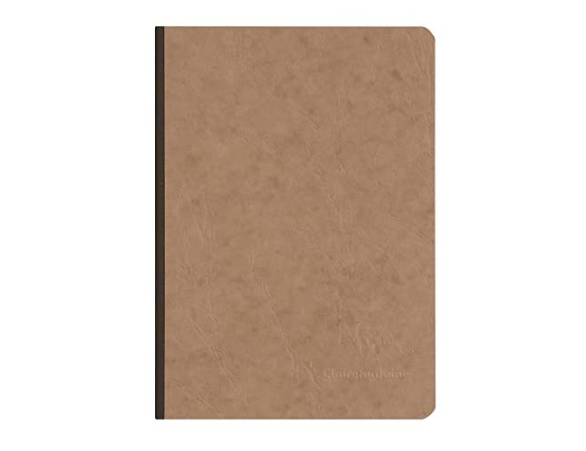 Caderno Claire Fontaine de Capa em Cartolina Din A5 - Pautado 5m e 96 Folhas - Cor Kraft ( Imagem 3 de 3 ) - Preview