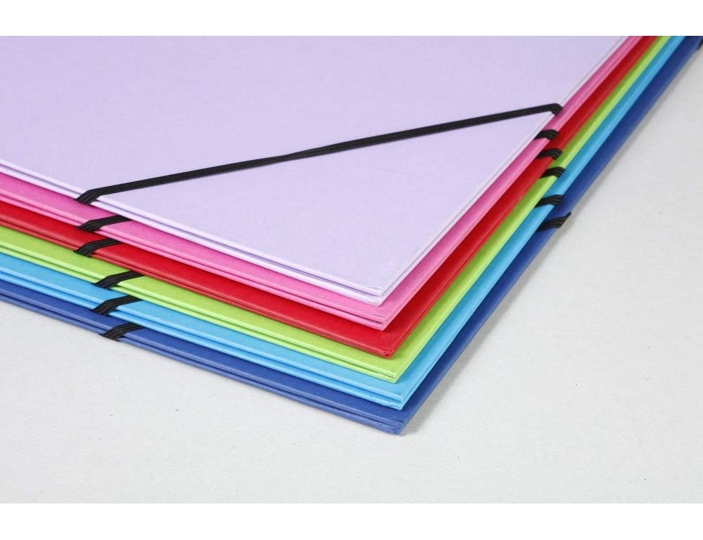 Pasta de elasticos clairefontaine din a2 em kraft castanho ( Imagem 5 de 5 ) - Preview