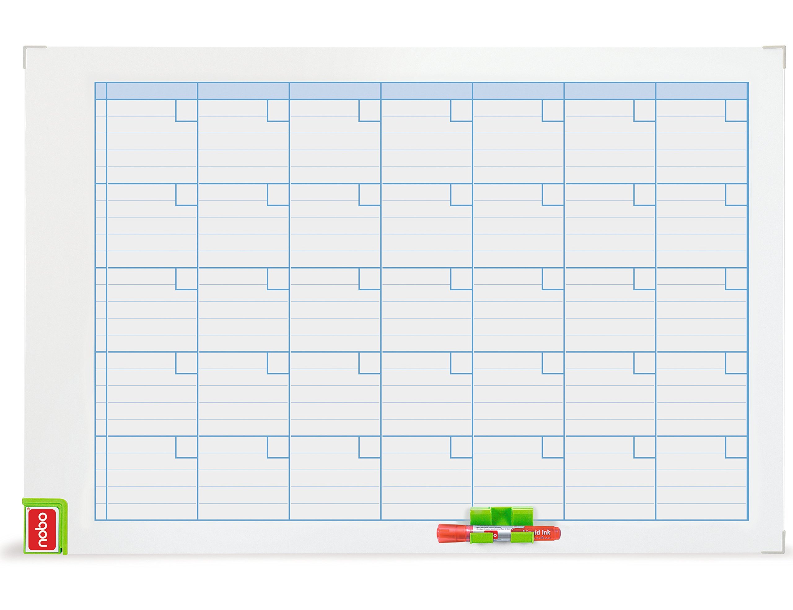 Planning magnetico nobo mensal moldura metalico 90x60 cm ( Imagem 3 de 6 ) - Preview