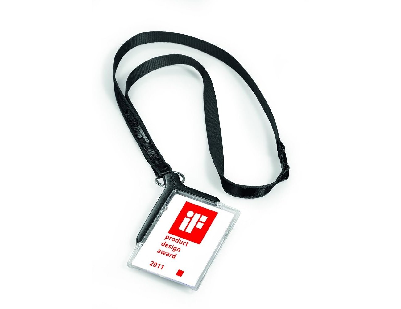 Identificador durable com cordao plano acrilico diagonal 54x85mm (10 unidades) ( Imagem 4 de 6 ) - Preview