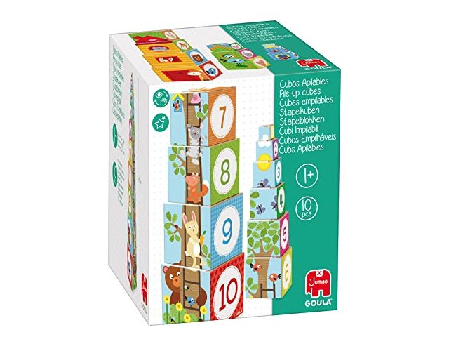 Jogo diset didatico cubos empilhaveis figuras do bosque ( Imagem 3 de 8 ) - Preview