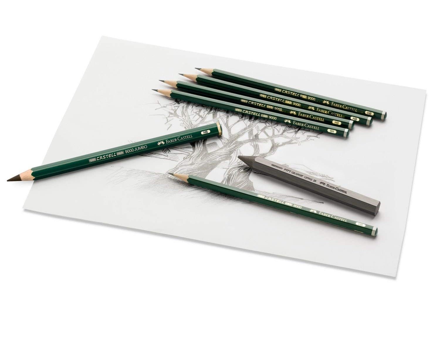 Lapis de grafite faber 9000 b unidade (12 unidades) ( Imagem 4 de 6 ) - Preview