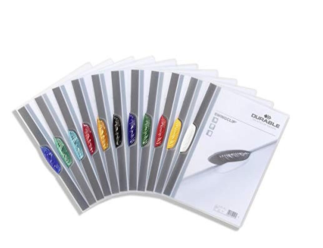 Pasta swingclip dossier clip lateral e giratoria din a4 capacidadee 30f cor branco (25 unidades) ( Imagem 5 de 6 ) - Preview