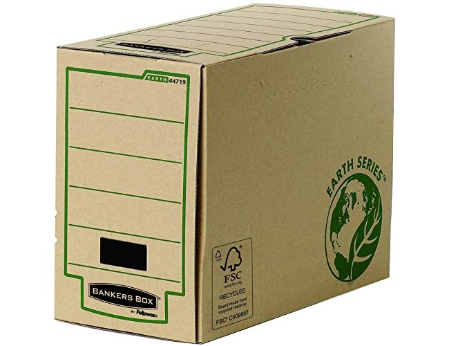 Caixa Para Arquivo Definitivo Fellowes, Fólio Cartão Reciclado, Lombada 150mm ( Imagem 3 de 5 ) - Preview
