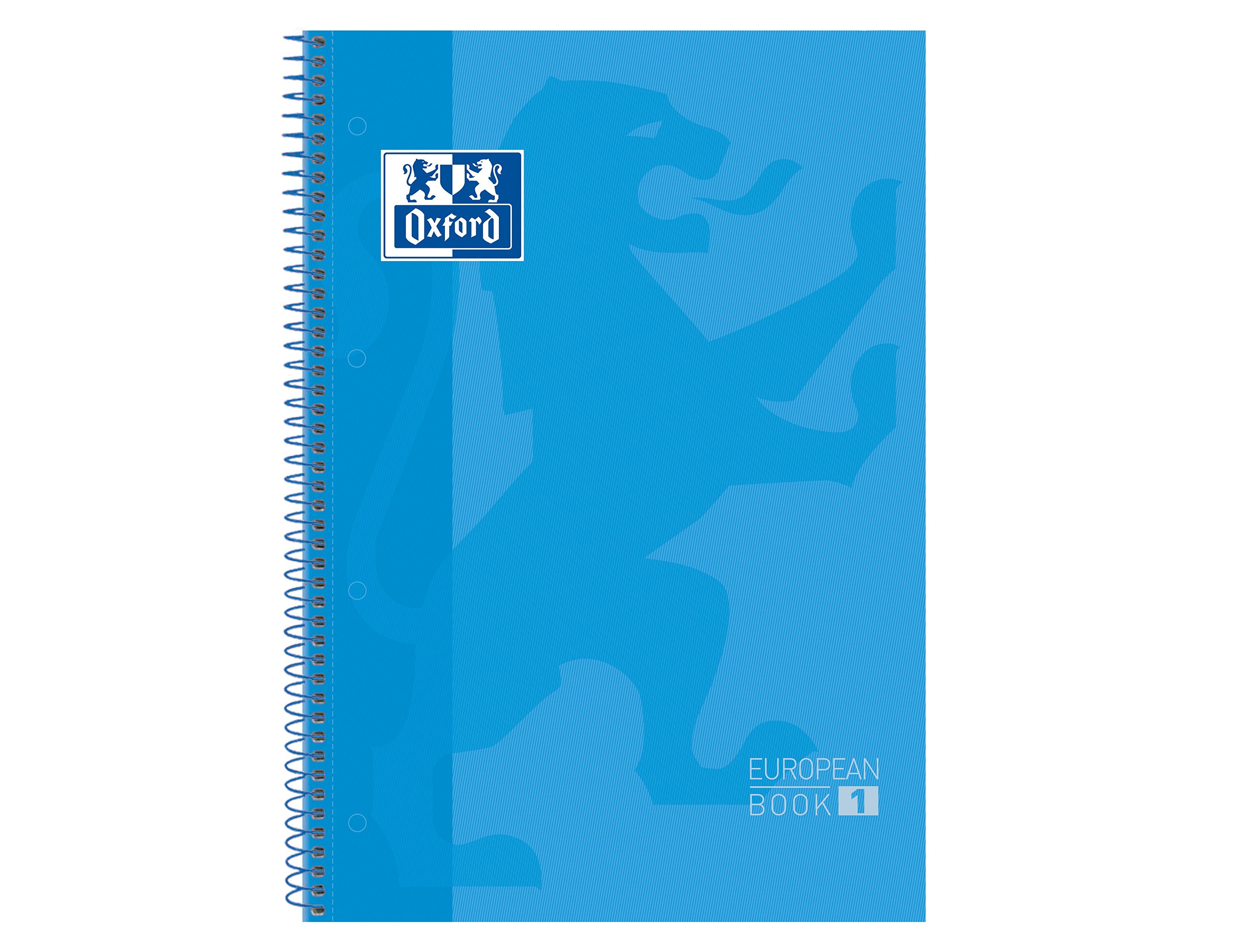 Caderno Espiral Oxford C/Capa Extradura, Microperfurado Din A4 80 Folhas, Quadricula 5mm - Turquesa ( Imagem 4 de 11 ) - Preview