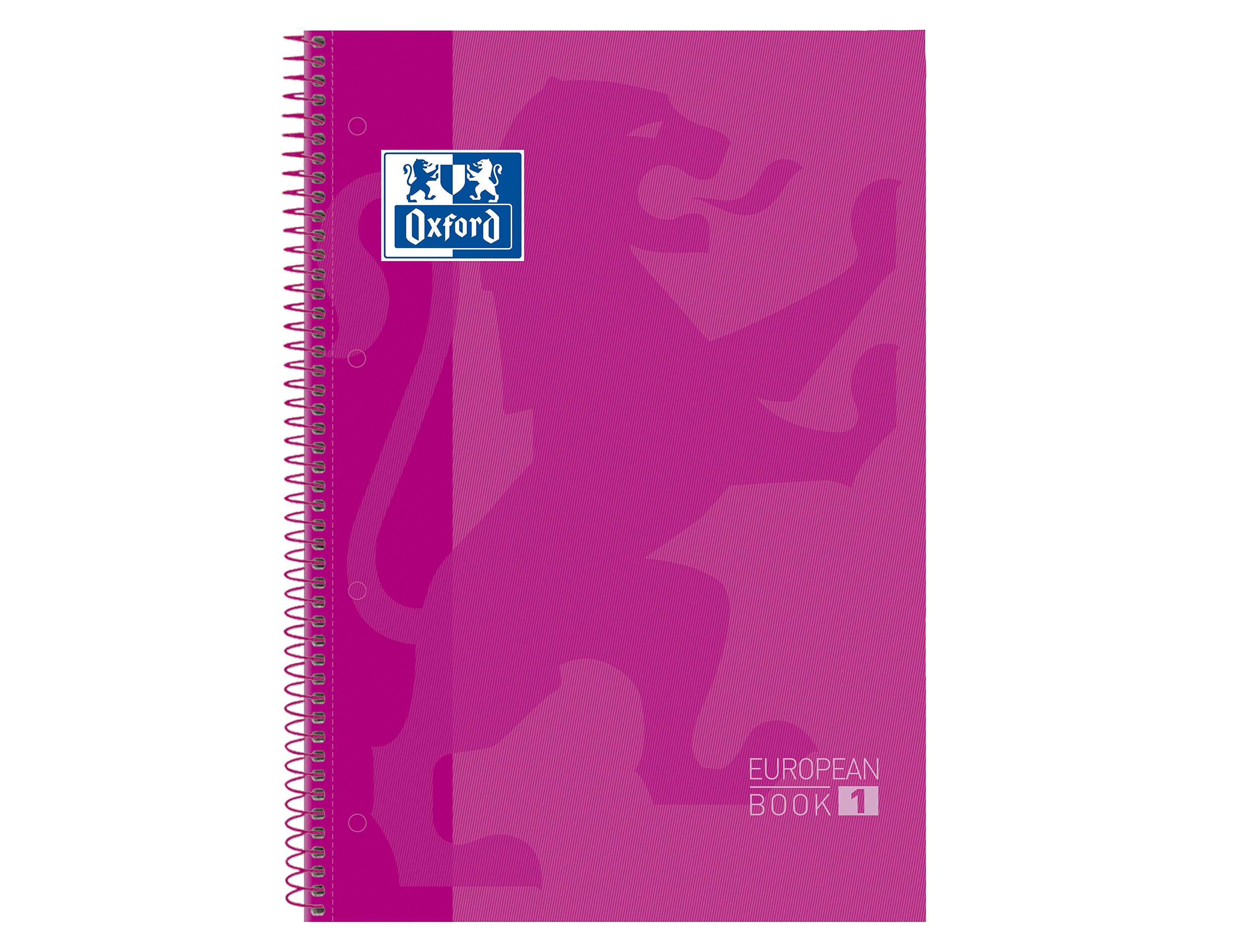 Caderno Espiral A4 Quadriculado Rosa - Capa Extradura Microperfurado ( Imagem 4 de 11 ) - Preview