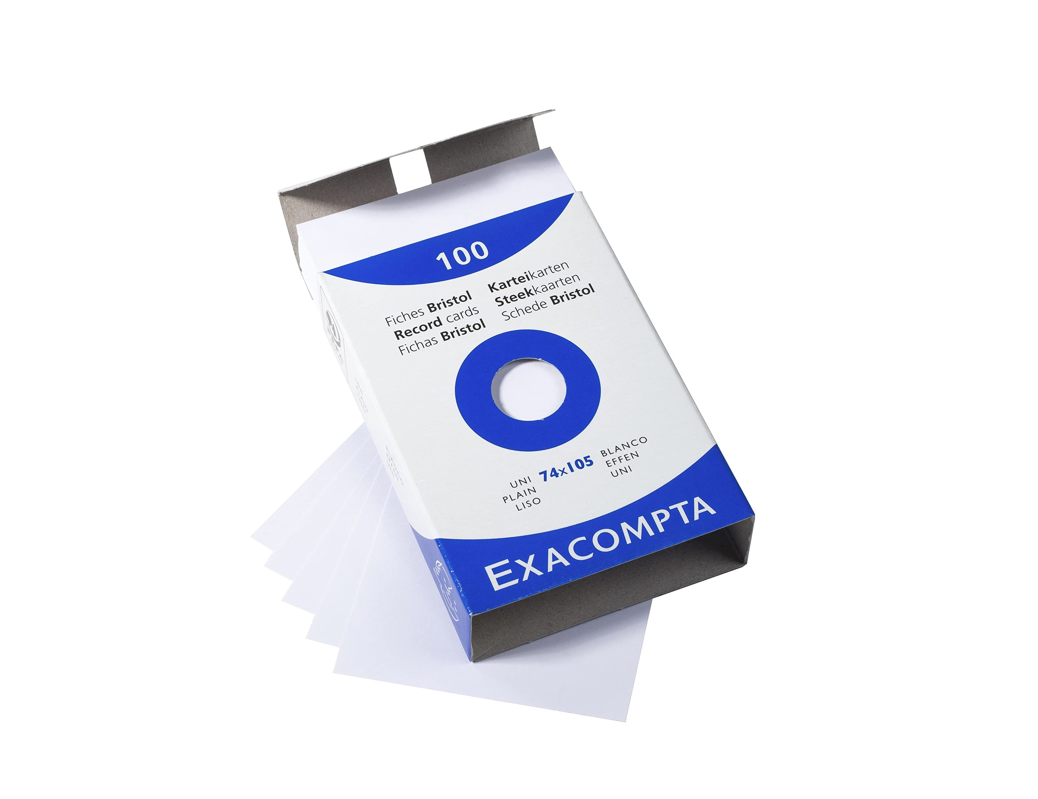 Fichas em Cartolina Exacompta Dim.A4 Brancas, 205gr - Pack de 100 Unidades ( Imagem 4 de 4 ) - Preview