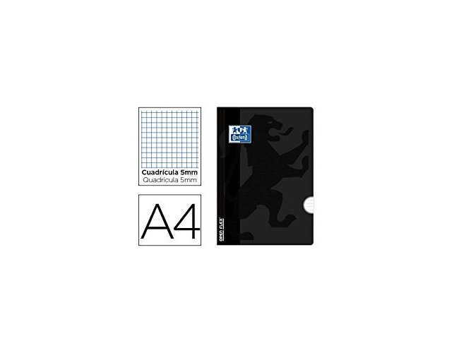 Caderno A4 Capa Pp Agrafado Oxford Openflex Quadriculado Preto 48Fl 90G 100105795 ( Imagem 5 de 5 ) - Preview