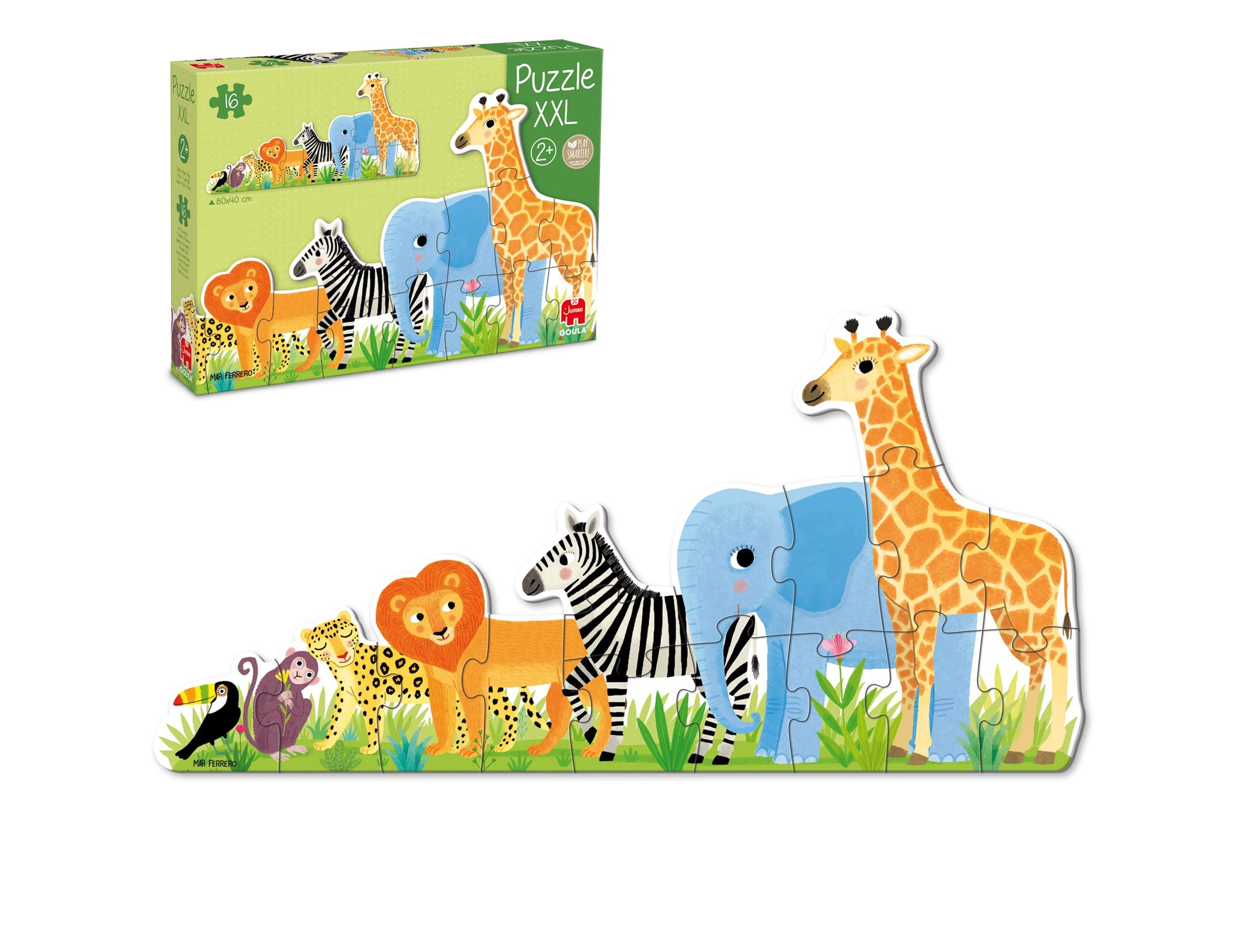 Puzzle Goula XXL - Selva 16 Peças ( Imagem 4 de 8 ) - Preview