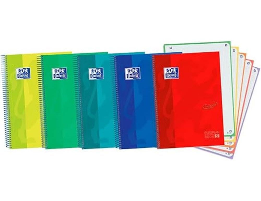 Caderno Espiral Oxford Quadriculado A4 Cores Sortidas - Capa Extradura Touch ( Imagem 4 de 4 ) - Preview