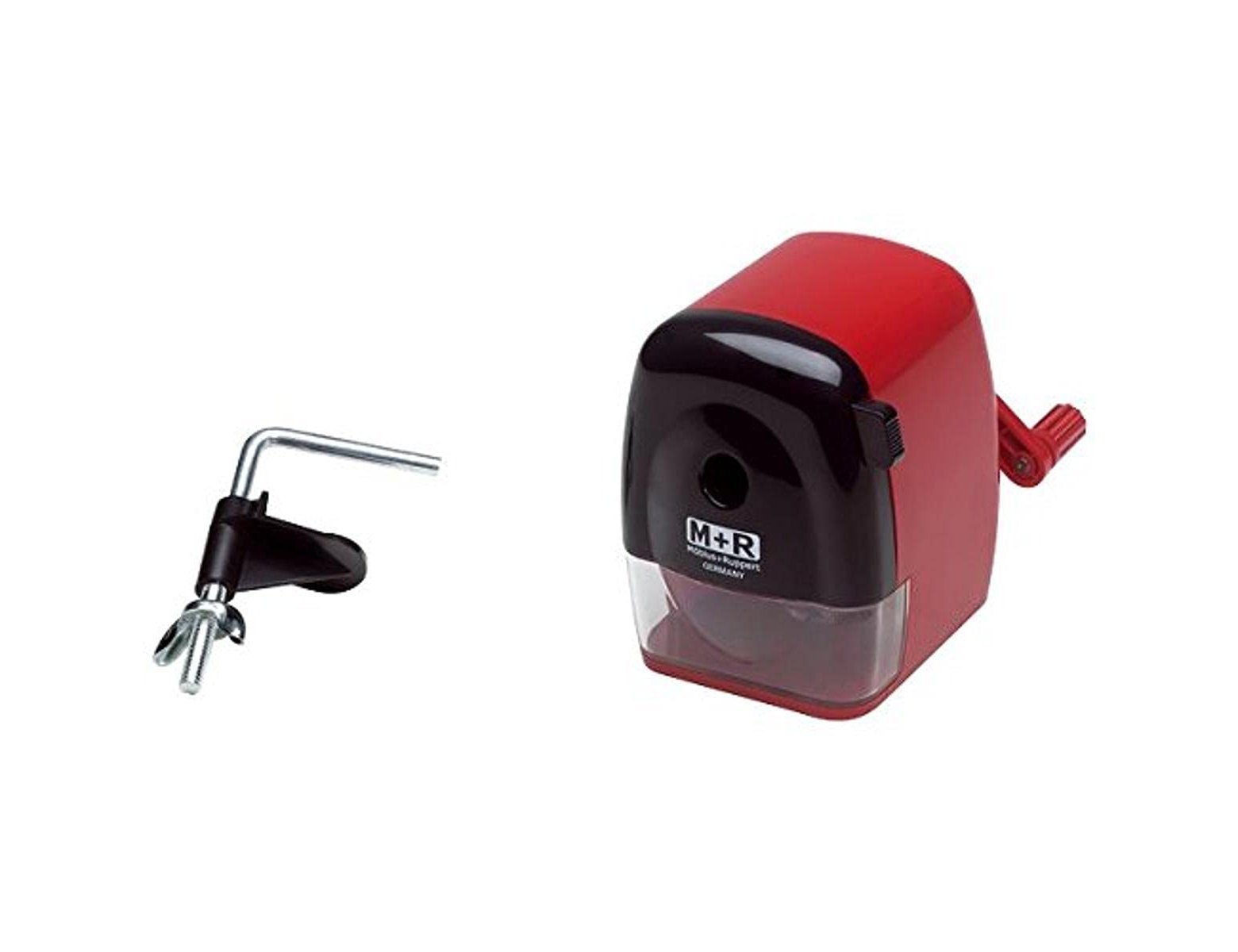 M+R manual secretary pencil sharpener, red color. ( Imagem 3 de 3 ) - Preview