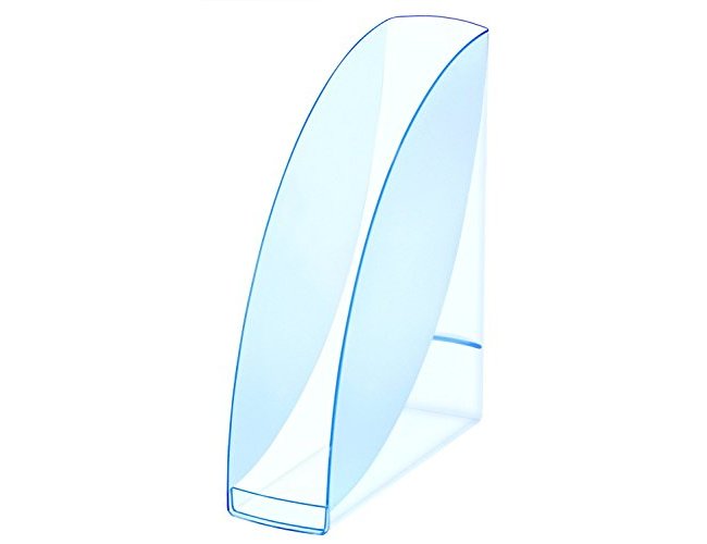 Porta revistas cep confort ice blue plastico celeste transparente ( Imagem 3 de 5 ) - Preview