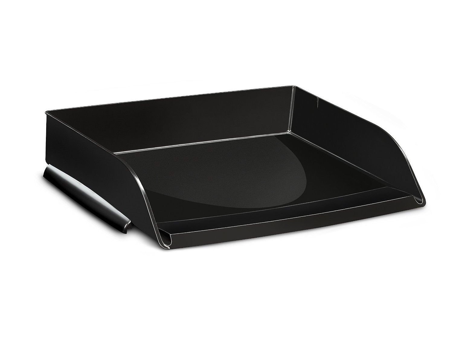 Tabuleiro de secretaria cep plastico preto greenspirit plastico 348x257x66 mm ( Imagem 3 de 3 ) - Preview