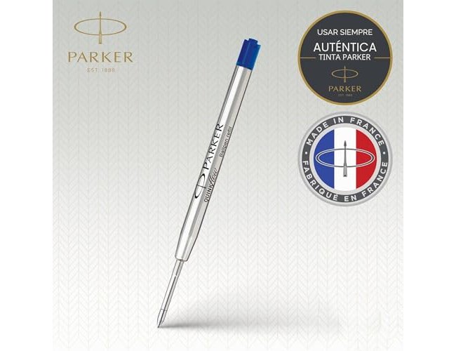 Recarga esferografica parker azul fino (12 unidades) ( Imagem 4 de 4 ) - Preview