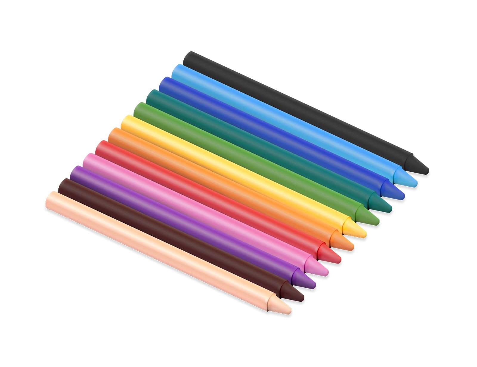 Lapis de cera jovi plasticor caixa de 300 unidades 25 cores sortidas ( Imagem 5 de 8 ) - Preview