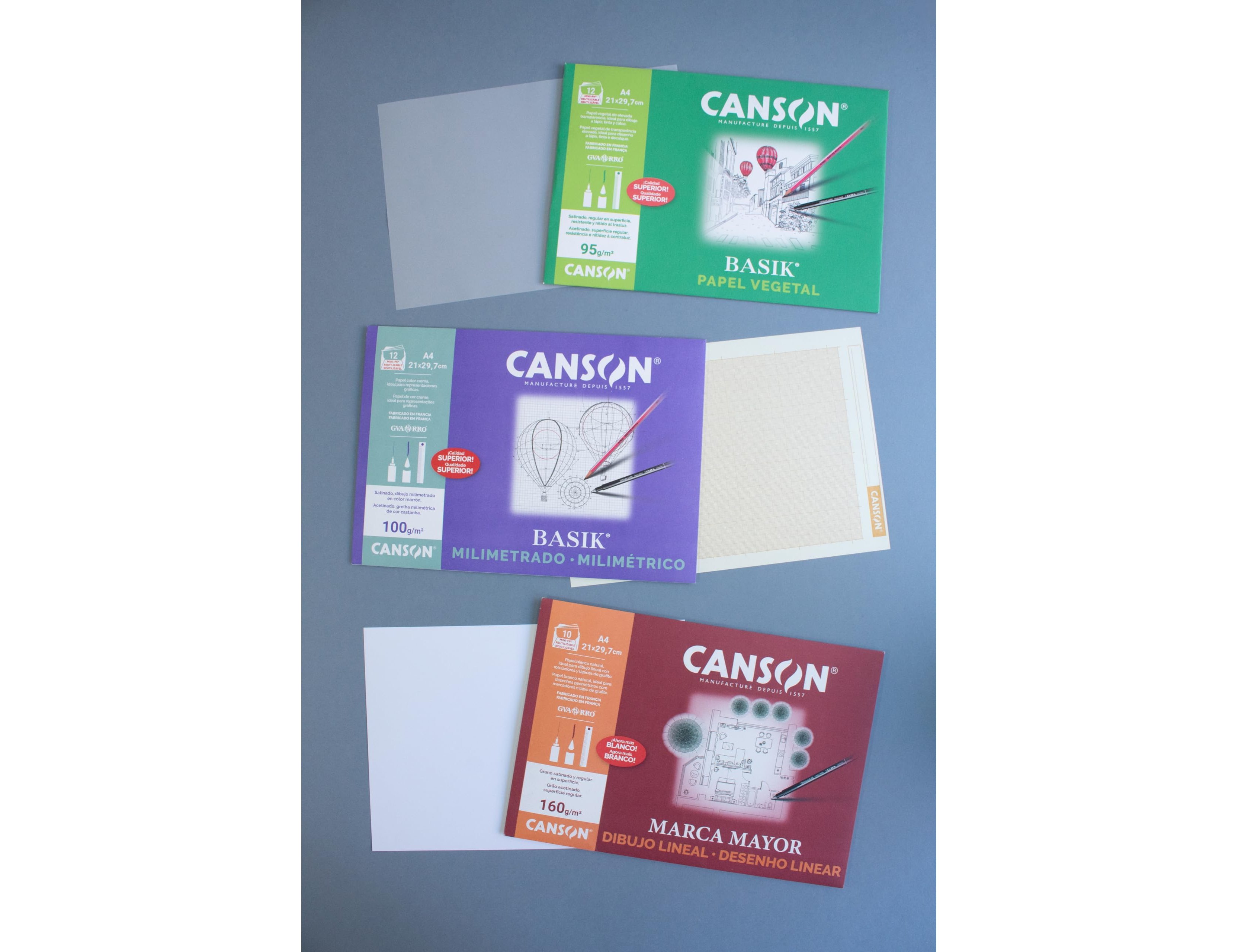 Guarro tracing paper. Din. A3. 12 sheets. ( Imagem 4 de 7 ) - Preview