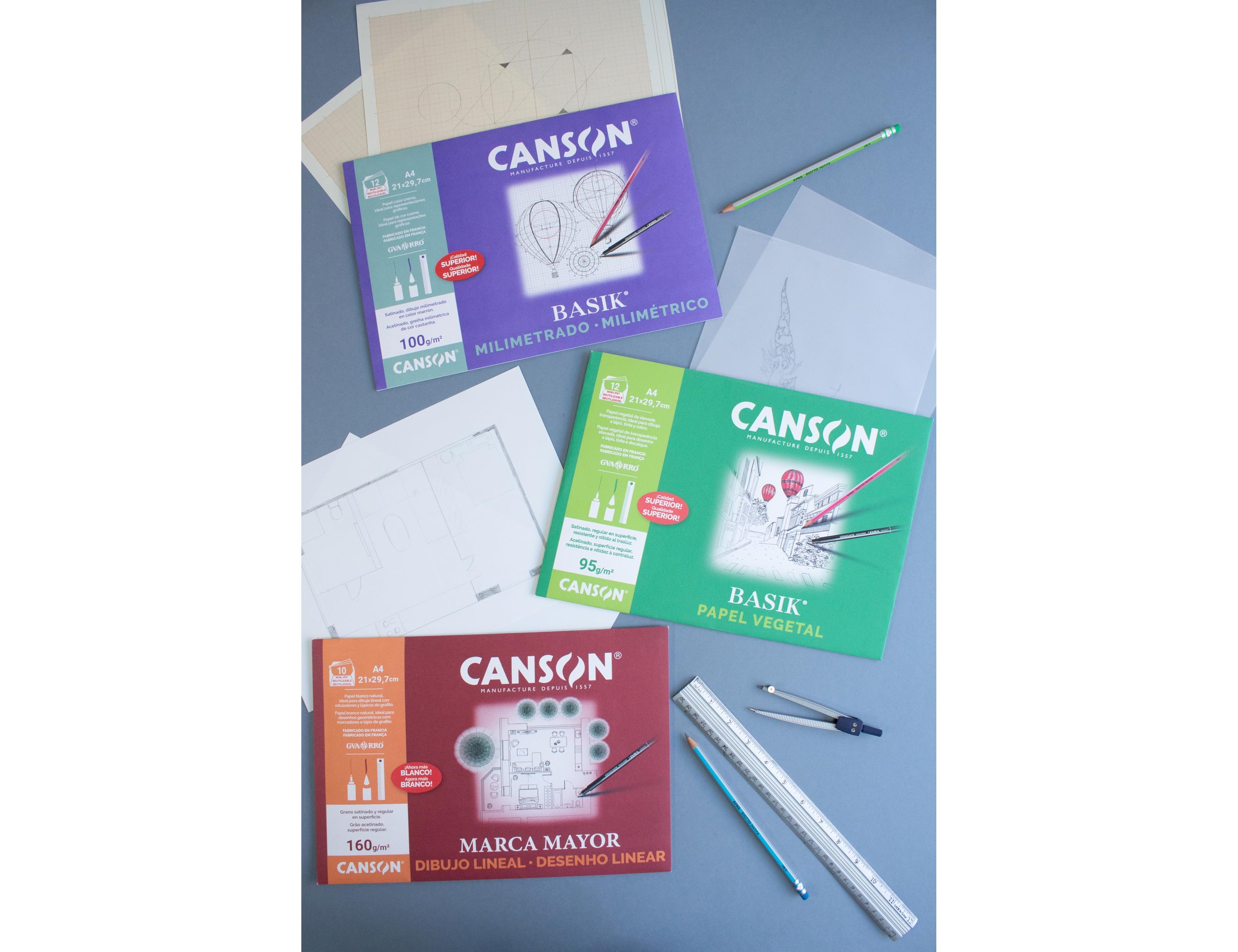Guarro tracing paper. Din. A3. 12 sheets. ( Imagem 5 de 7 ) - Preview