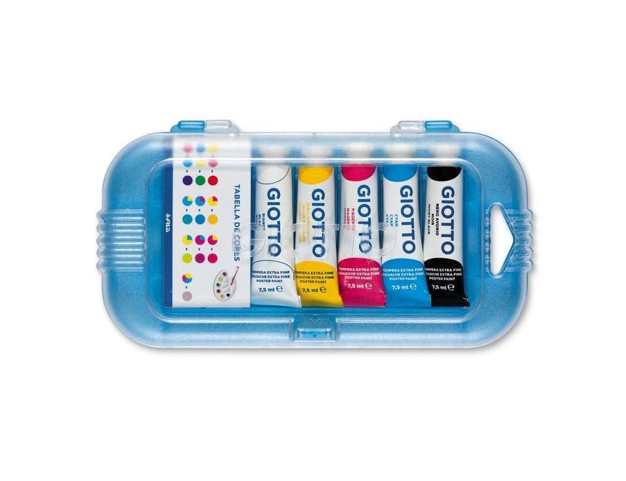 Guache escolar giotto 7,5 ml 5 cores sortidas ( Imagem 3 de 3 ) - Preview