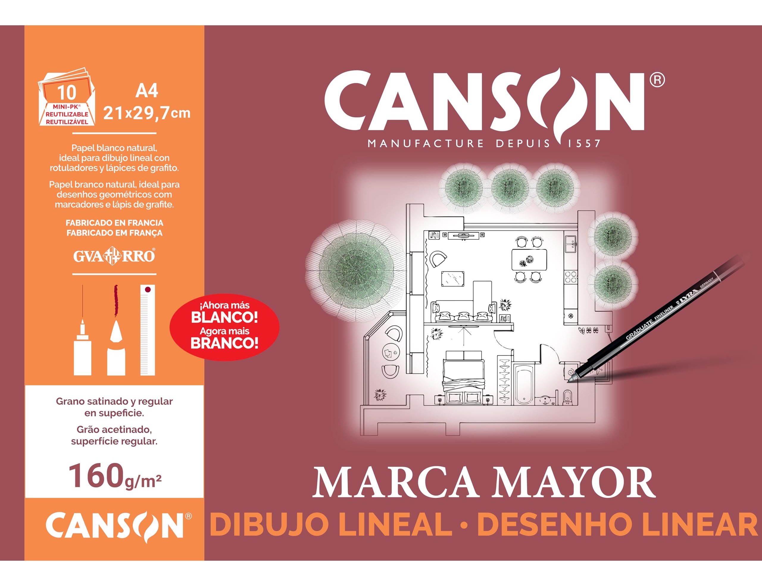 Papel de desenho marca mayor 160 gr din a4e m minipacks de 10 folhas ( Imagem 3 de 7 ) - Preview