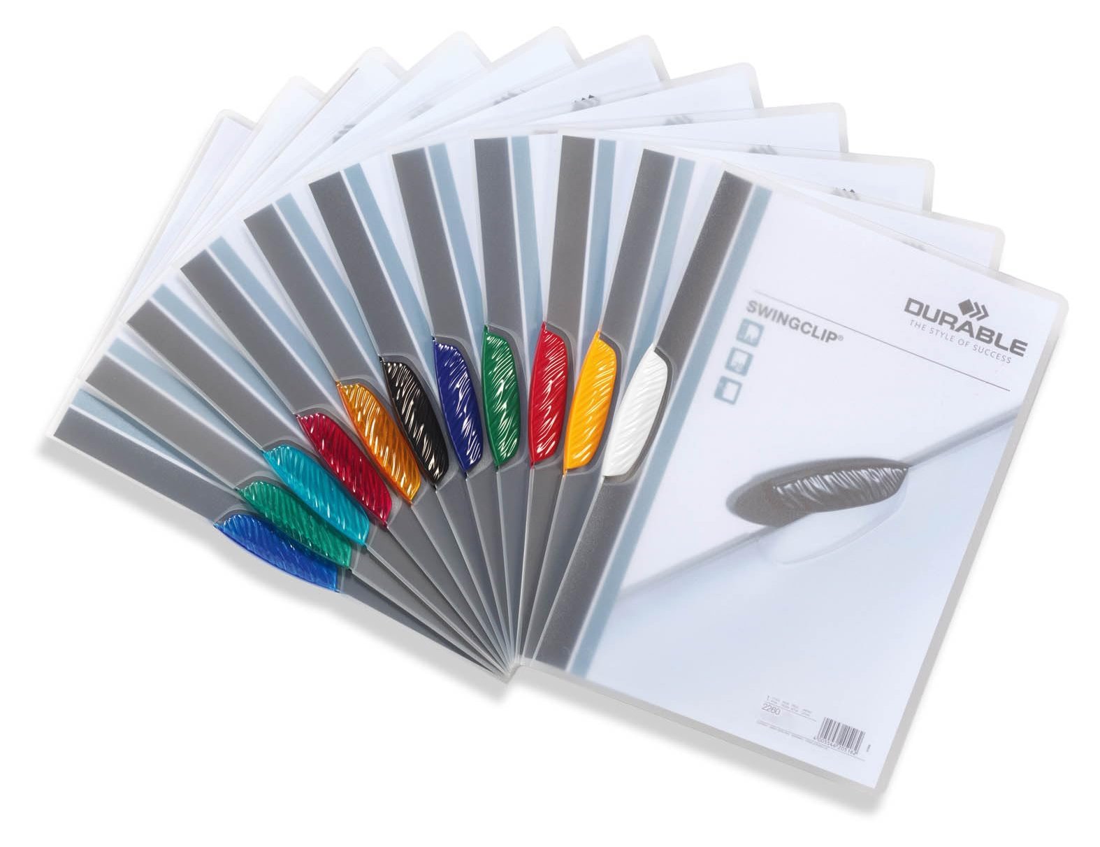 Bolsa dossier swingclip com clip lateral e giratorio din a4 capacidade 30 folhas cores sortidas (25 unidades) ( Imagem 4 de 7 ) - Preview
