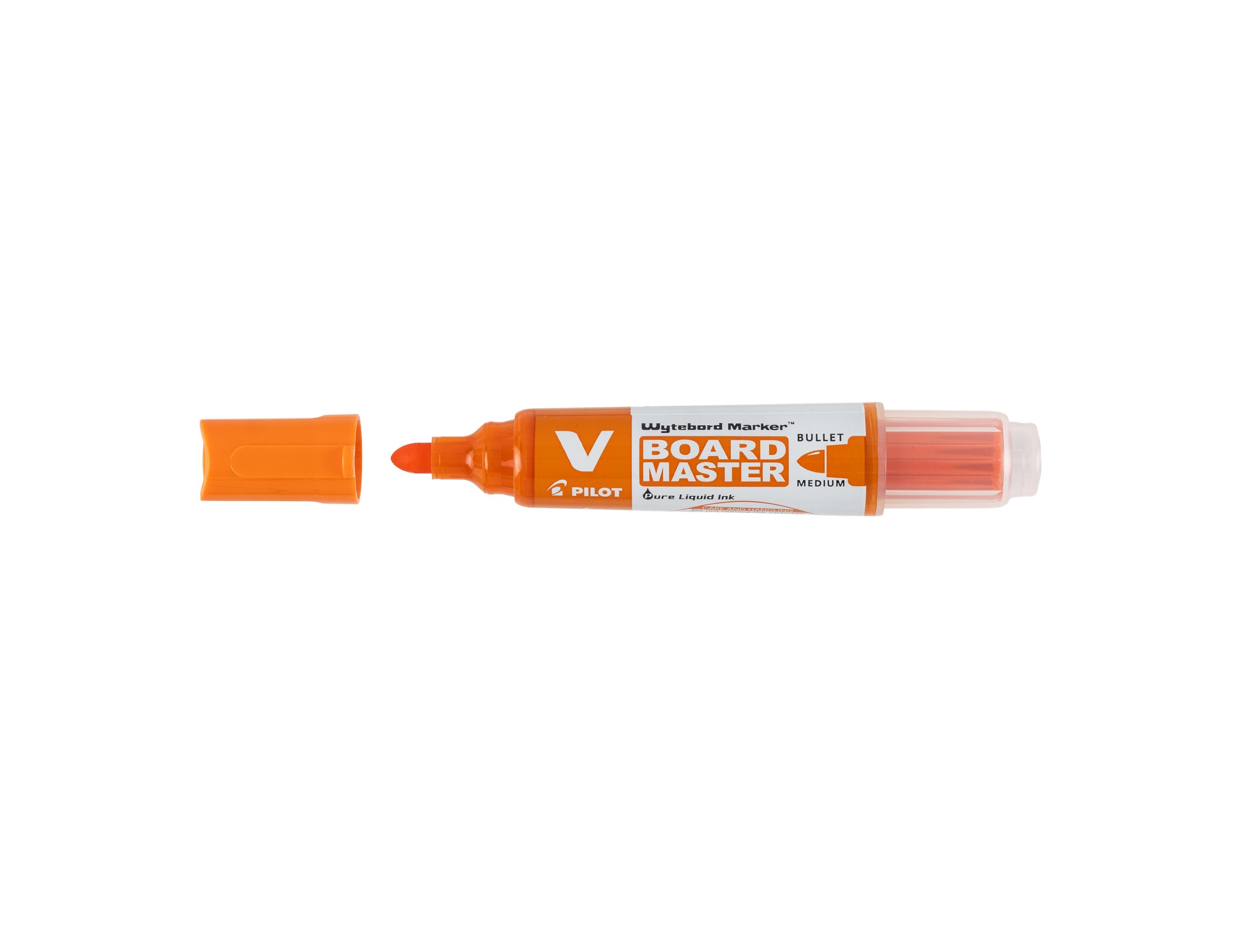 Marcador pilot board master para quadro branco laranja tinta liquida traço 2,3mm ( Imagem 4 de 6 ) - Preview