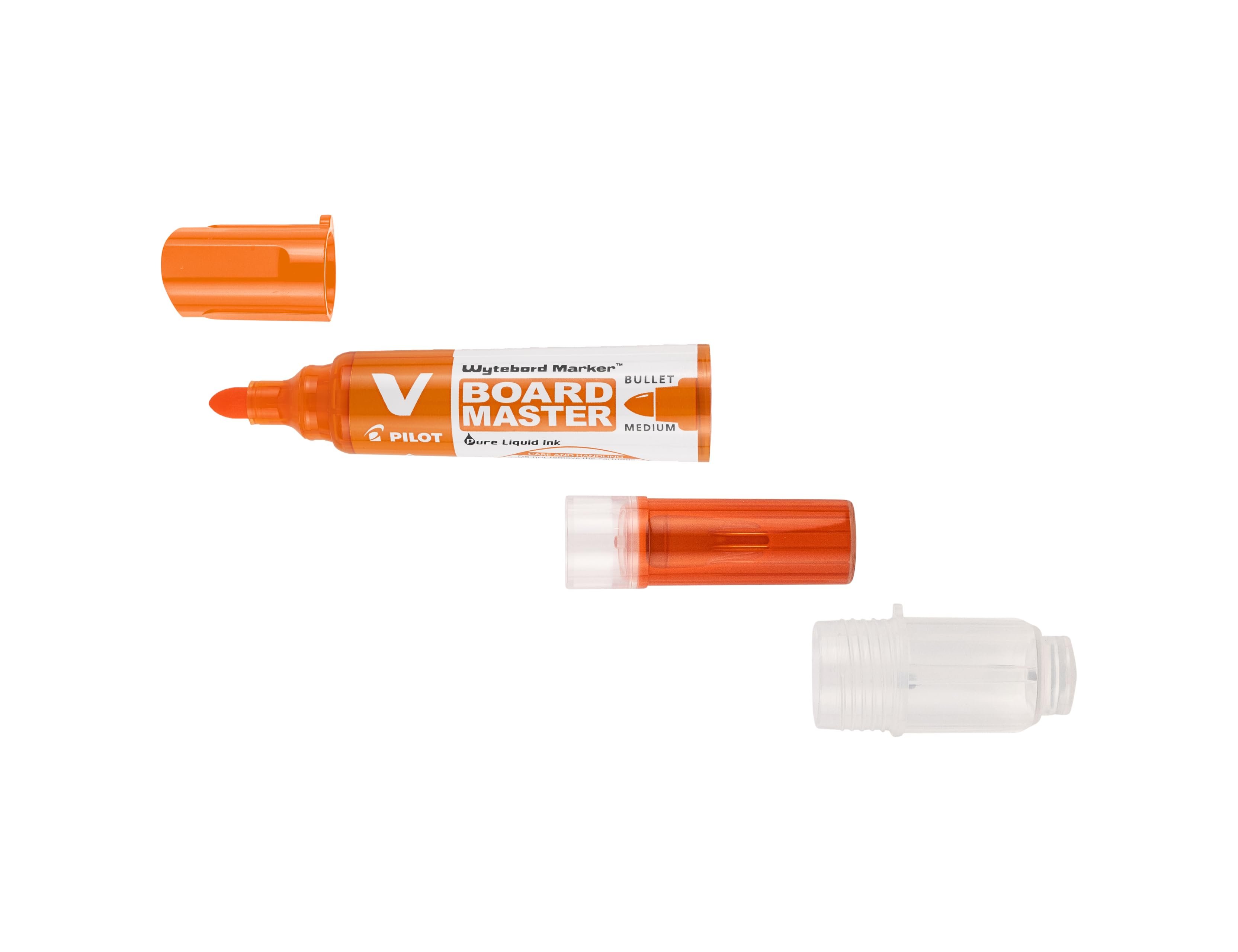 Marcador pilot board master para quadro branco laranja tinta liquida traço 2,3mm ( Imagem 5 de 6 ) - Preview