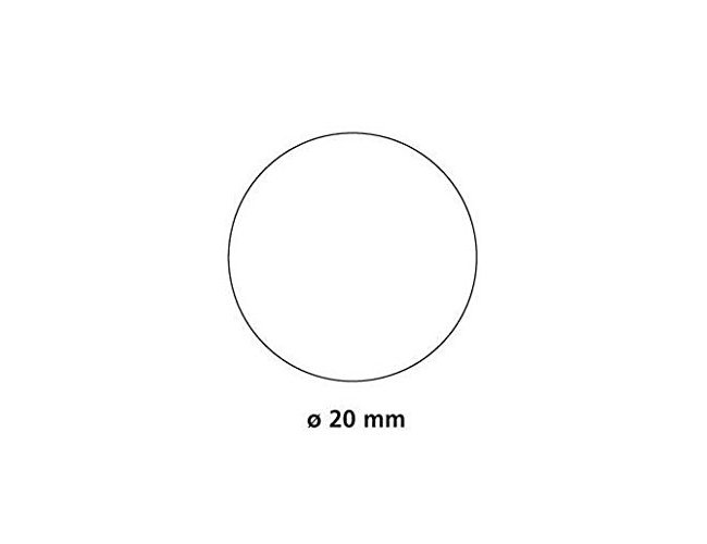 Etiquetas apli autoadesivas circulares 20mm azul em rolo ( Imagem 3 de 4 ) - Preview