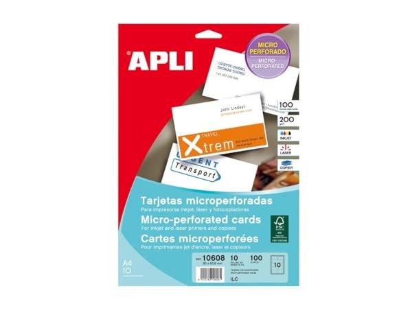 Cartoes de visita pli microperfurada 200 gr acabamento mate 90x50,8 mm impressora tinteiro e laser ( Imagem 3 de 3 ) - Preview