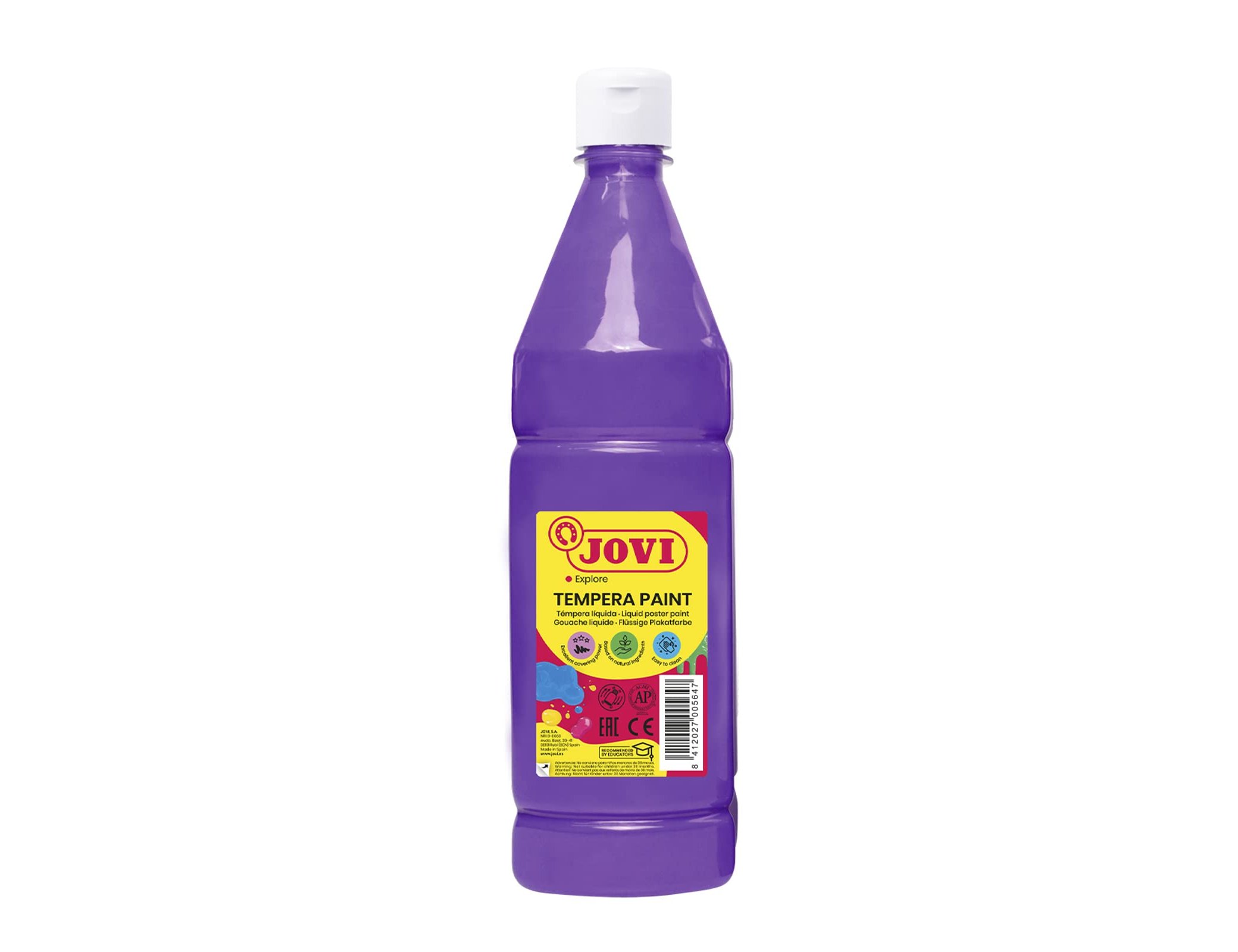 Guache liquido jovi escolar 1000 ml violeta ( Imagem 3 de 9 ) - Preview