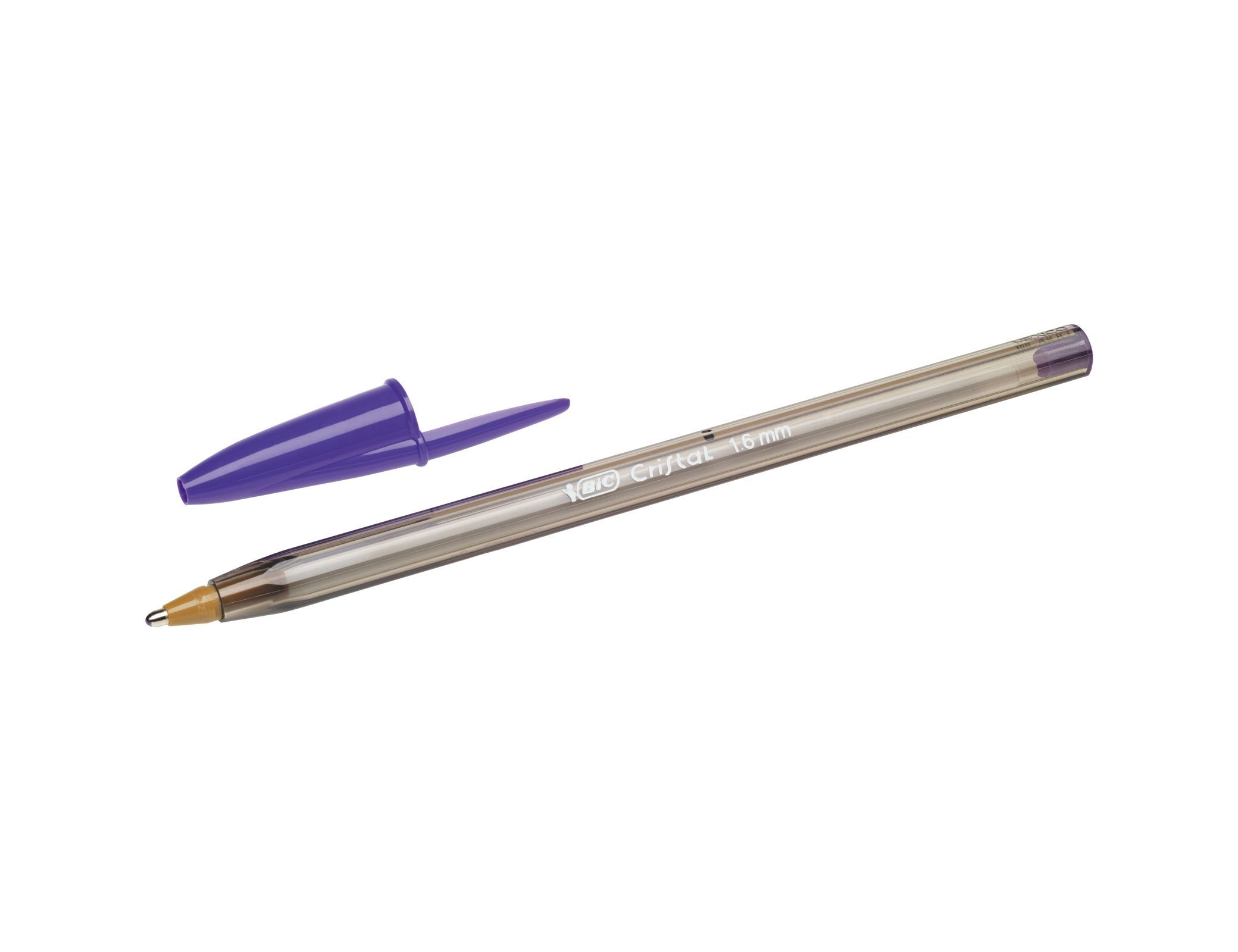 Esferografica bic cristal large fashion roxo ponta 1,6 mm (20 unidades) ( Imagem 4 de 8 ) - Preview
