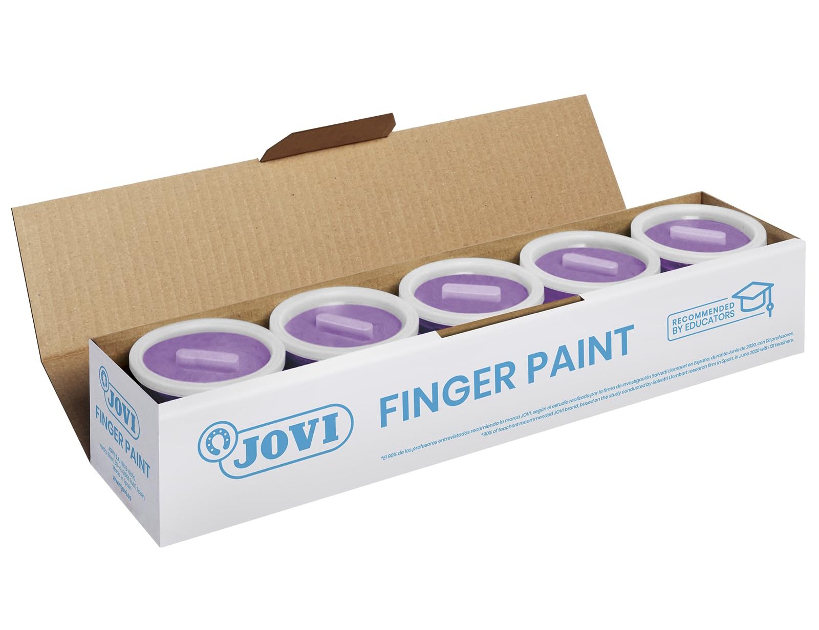Estojo jovi pintura a dedos 125 ml violeta ( Imagem 4 de 7 ) - Preview