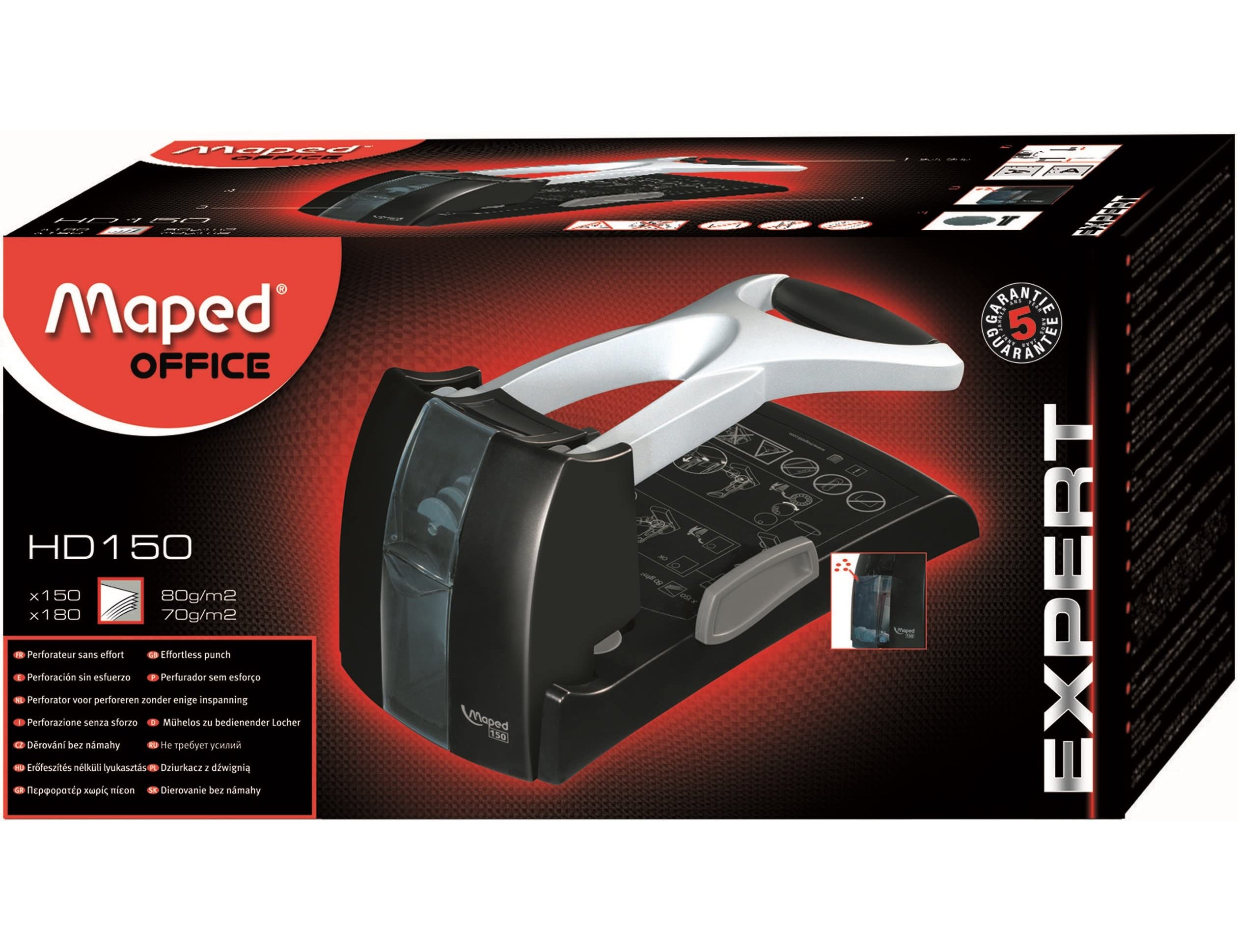Maped large capacity hole puncher, 150 sheets. ( Imagem 4 de 6 ) - Preview