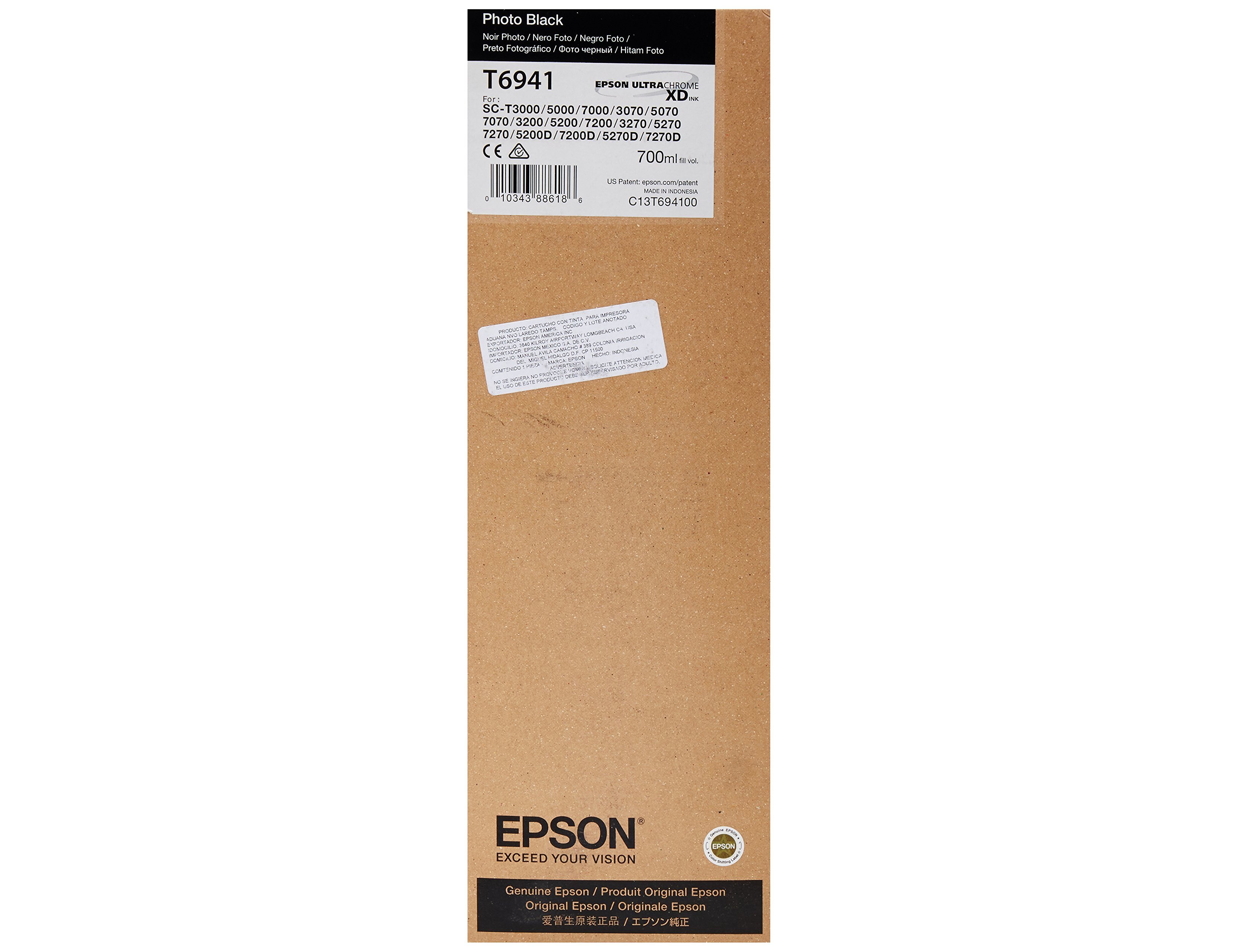Tinteiro epson surecor t3000 / t3200 / t5000 / t5200 / t7000 / t7200 preto -6.000 pag ( Imagem 3 de 4 ) - Preview