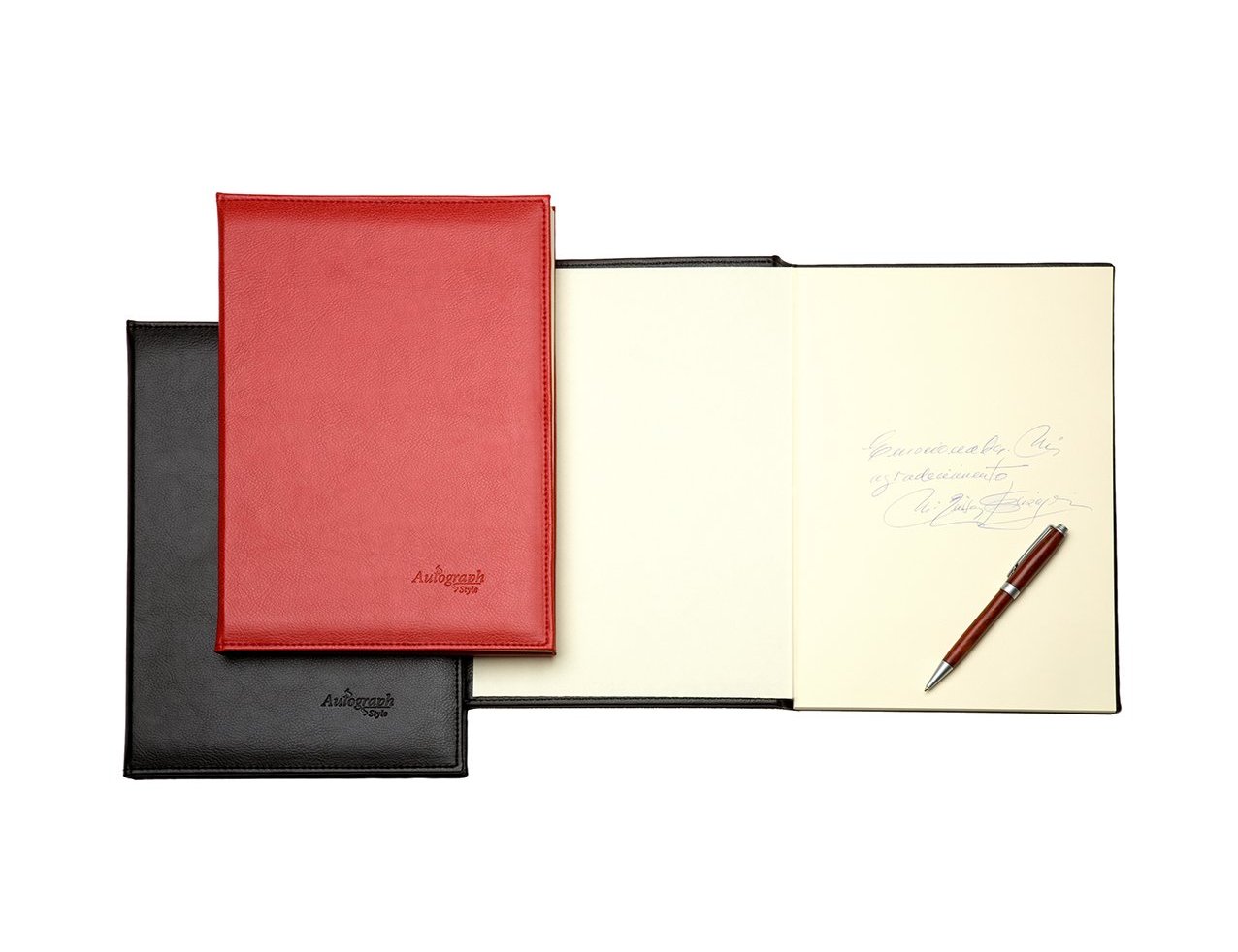 Autograph book 6876, black padded cover, 305x210 mm ( Imagem 4 de 4 ) - Preview